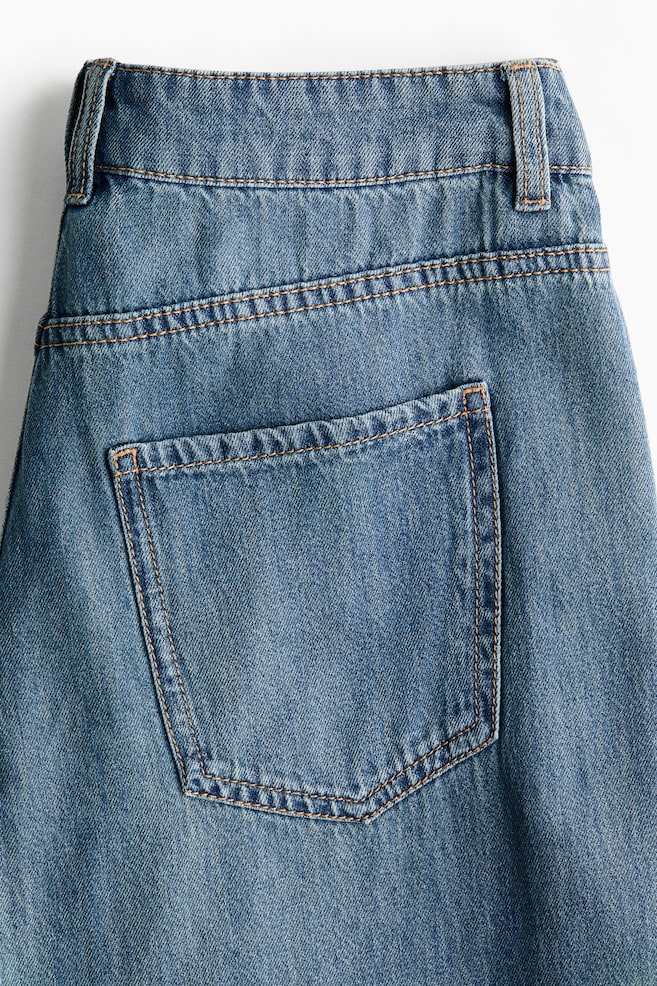 Wide Regular Waist Jeans-Denim blue - 5