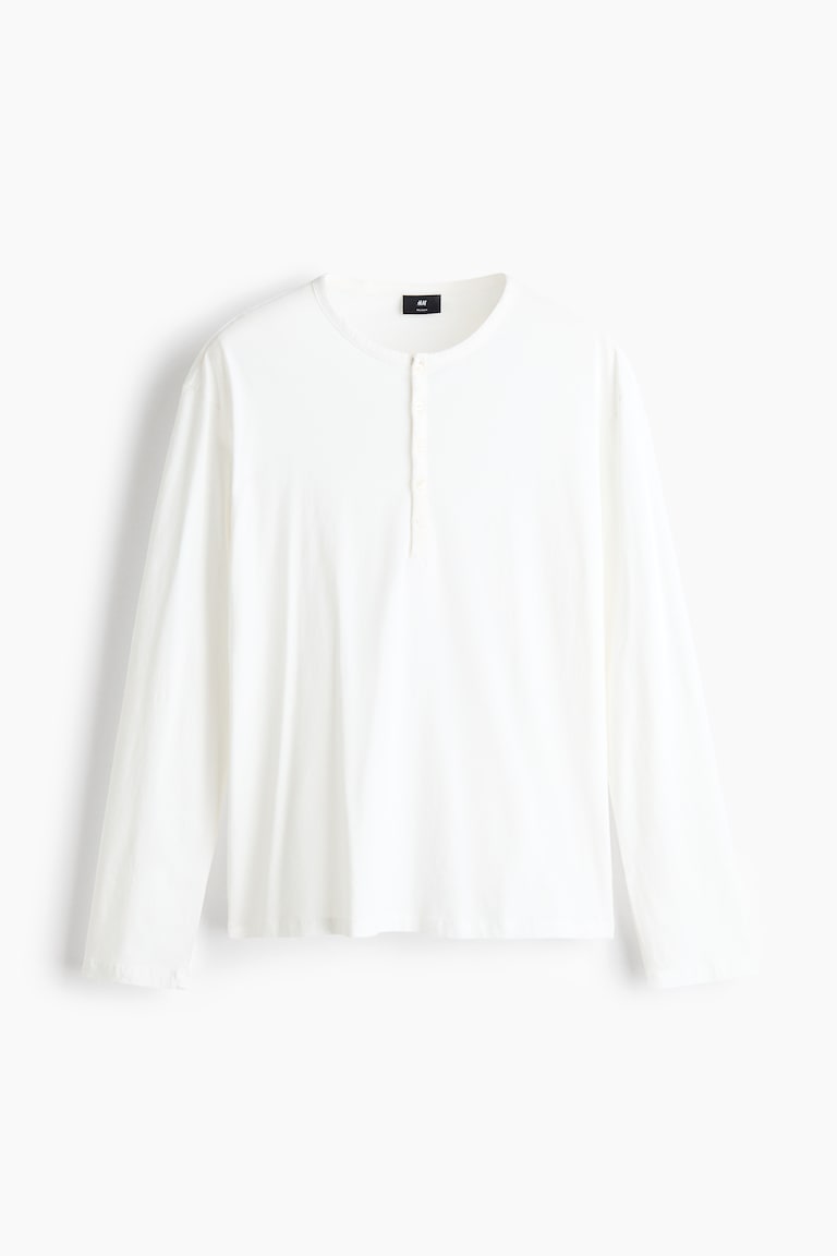 Majica s Henli izrezom Relaxed Fit