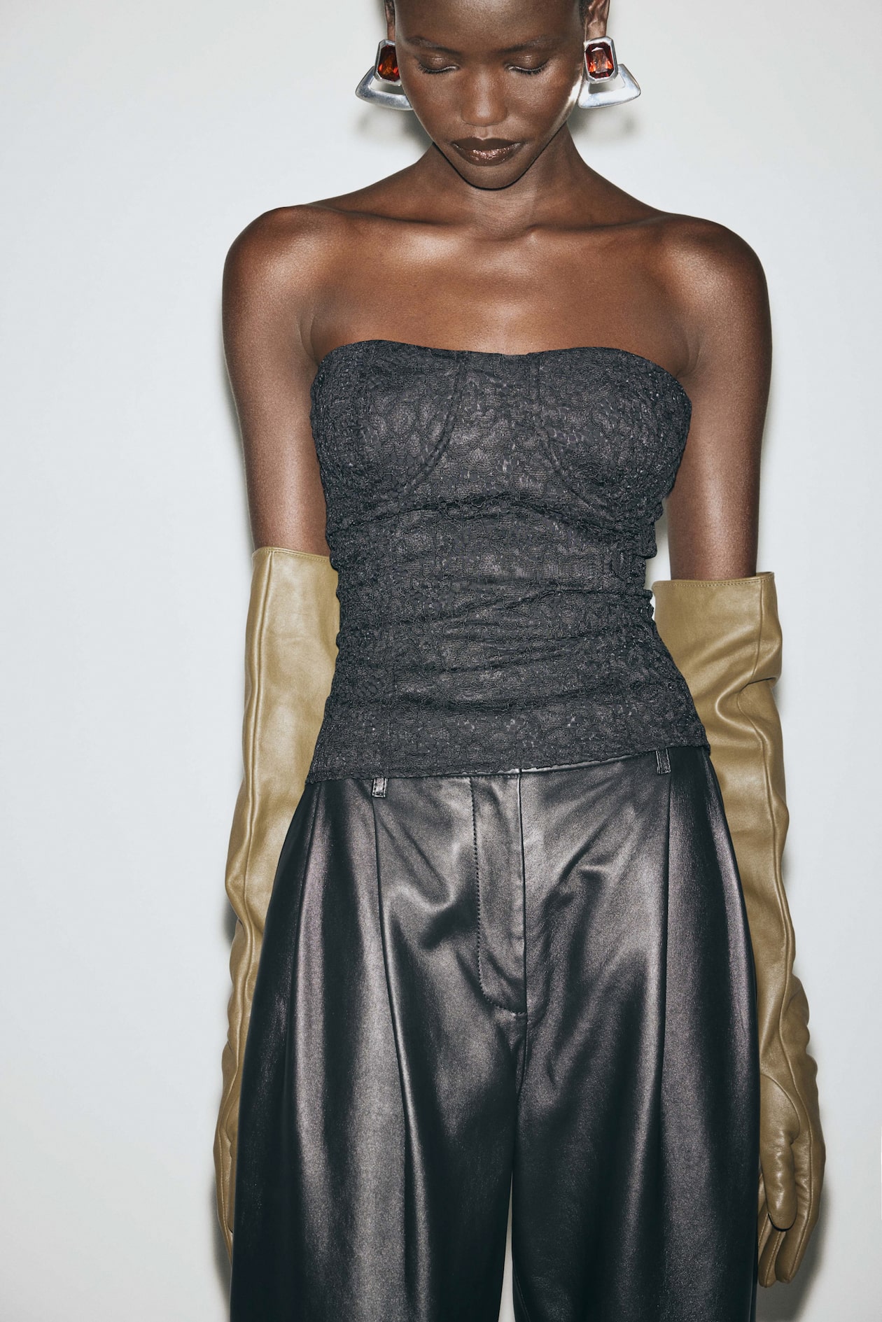 Lace Bustier Top - image 4