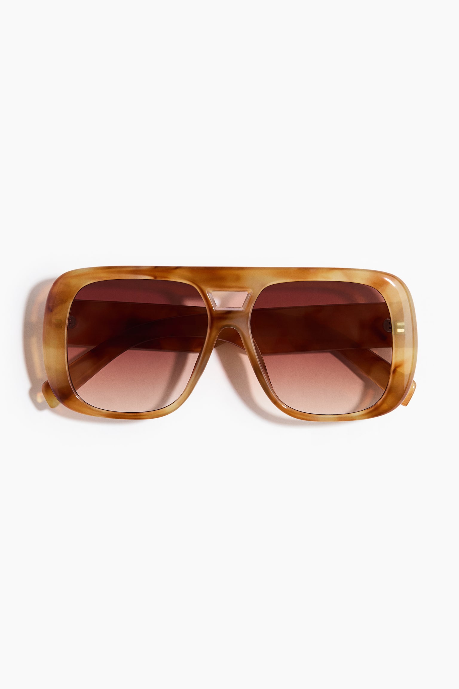 Aviator-style sunglasses-Dusty yellow - 2