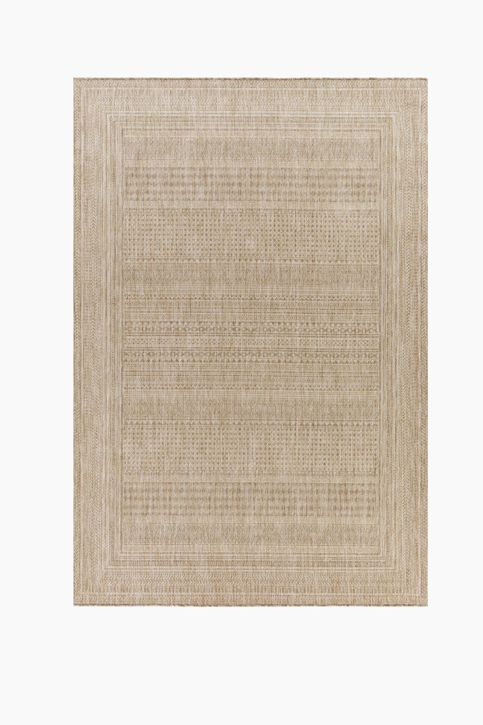 Sierra In- /outdoor Jute-look Area Rug - Beige, Ivory - 1