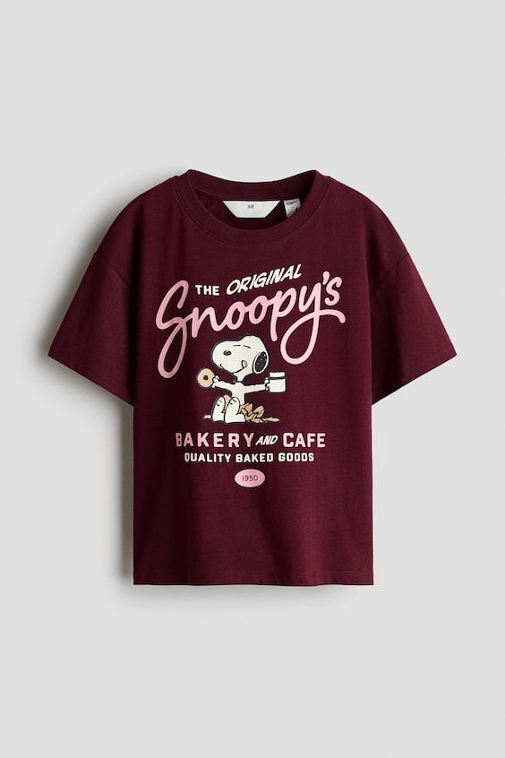 Детские футболки H&M Cotton T-Shirt with Printed Motif