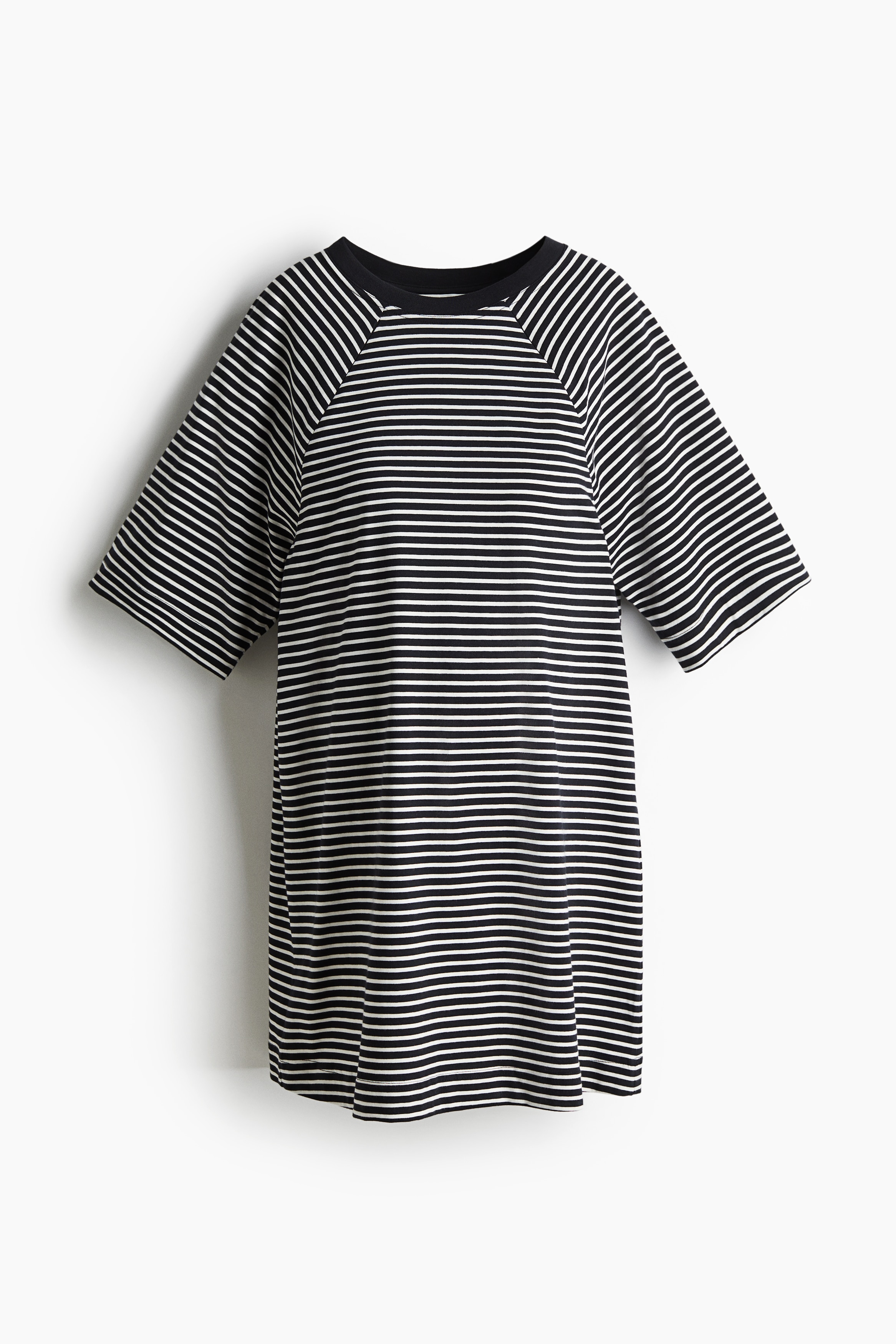MAMA Before & After Nursing dress - Black/Striped/Black