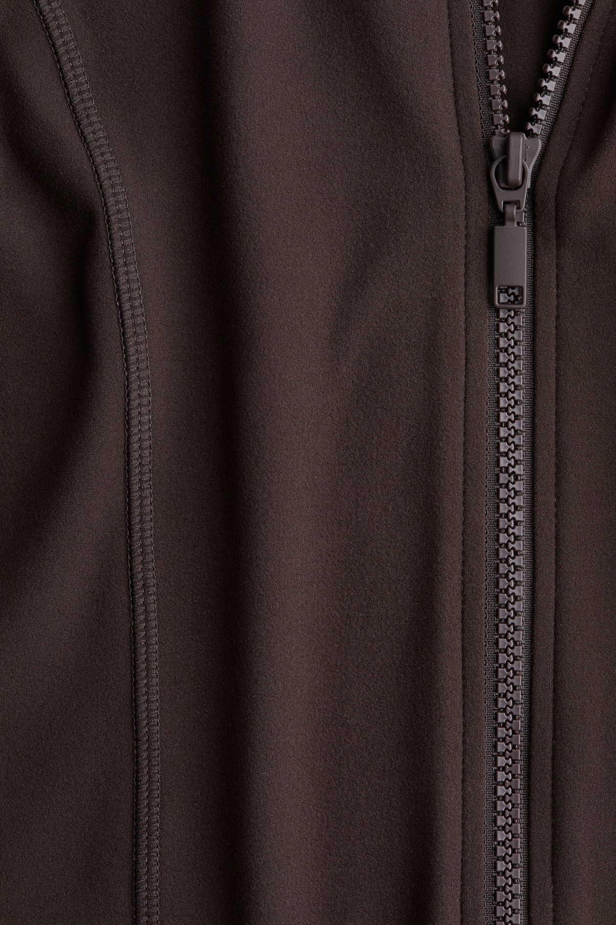 Jersey Top with Full-Length Zipper - image 2