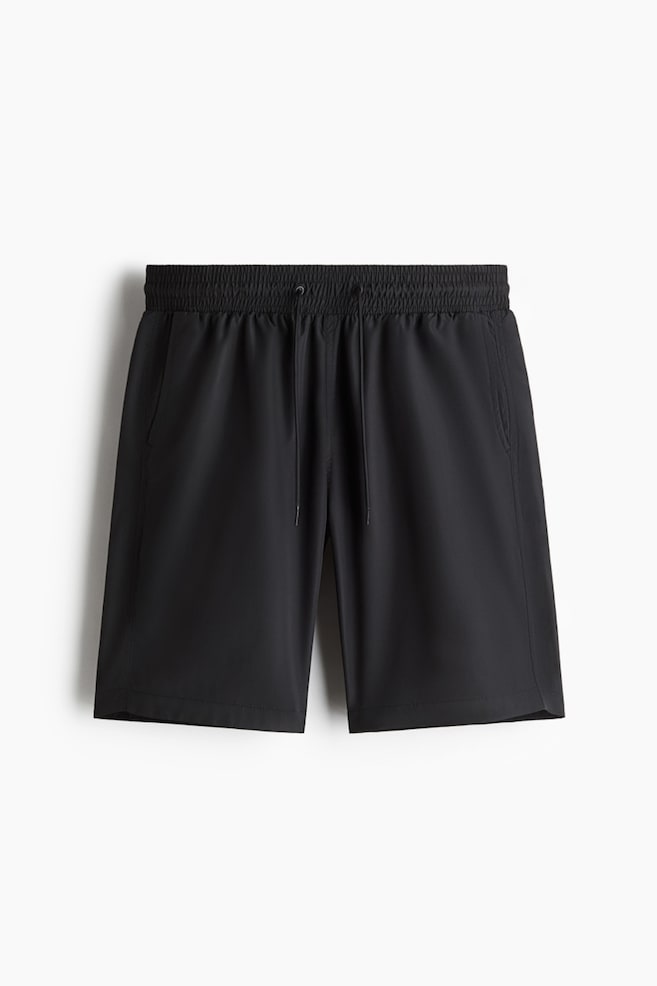 Short de bain de longueur genou - Noir - 1