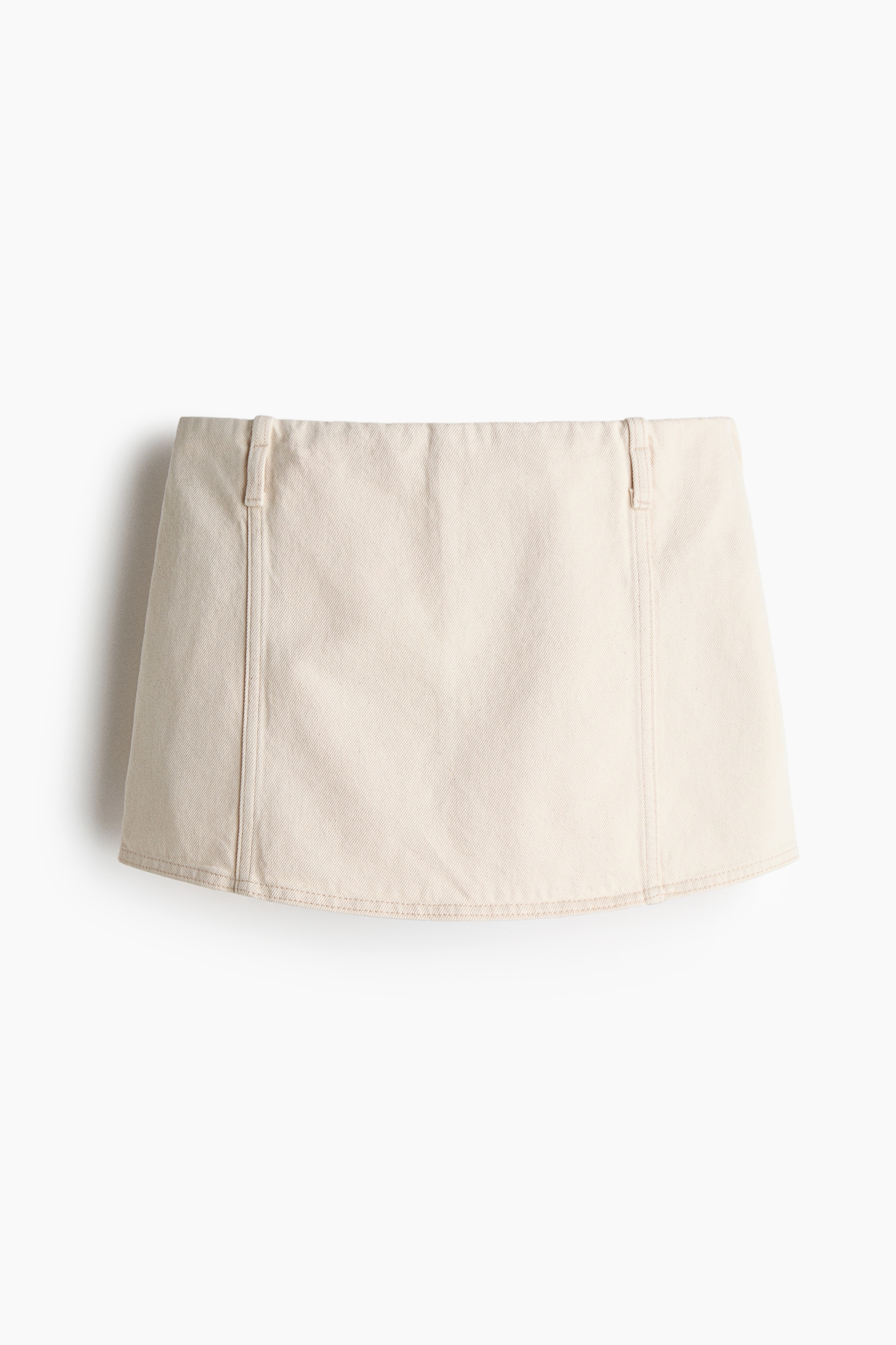 Denim skort - Màu kem/Màu đen/Màu xanh denim