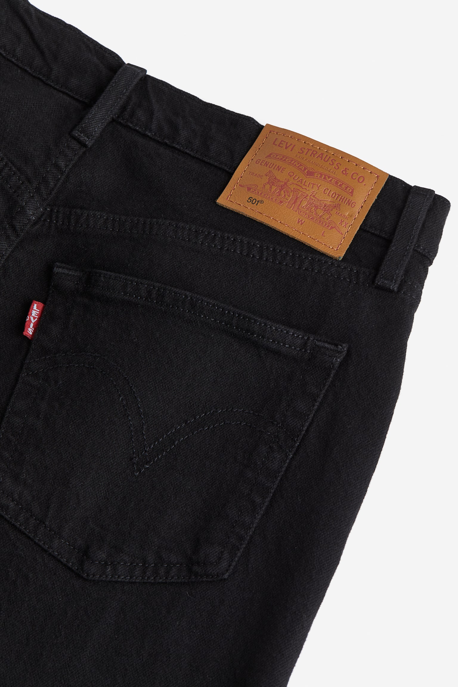 501® Levi's® Crop Jeans - Black - 2