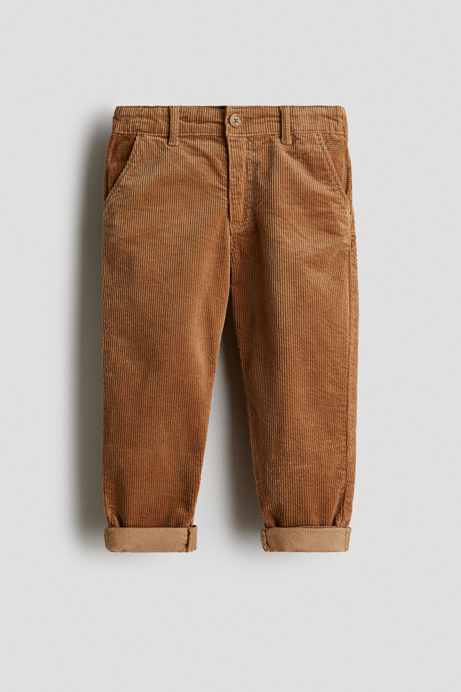 Детские брюки H&M Corduroy Chinos, цвет: Коричневый — фото 1