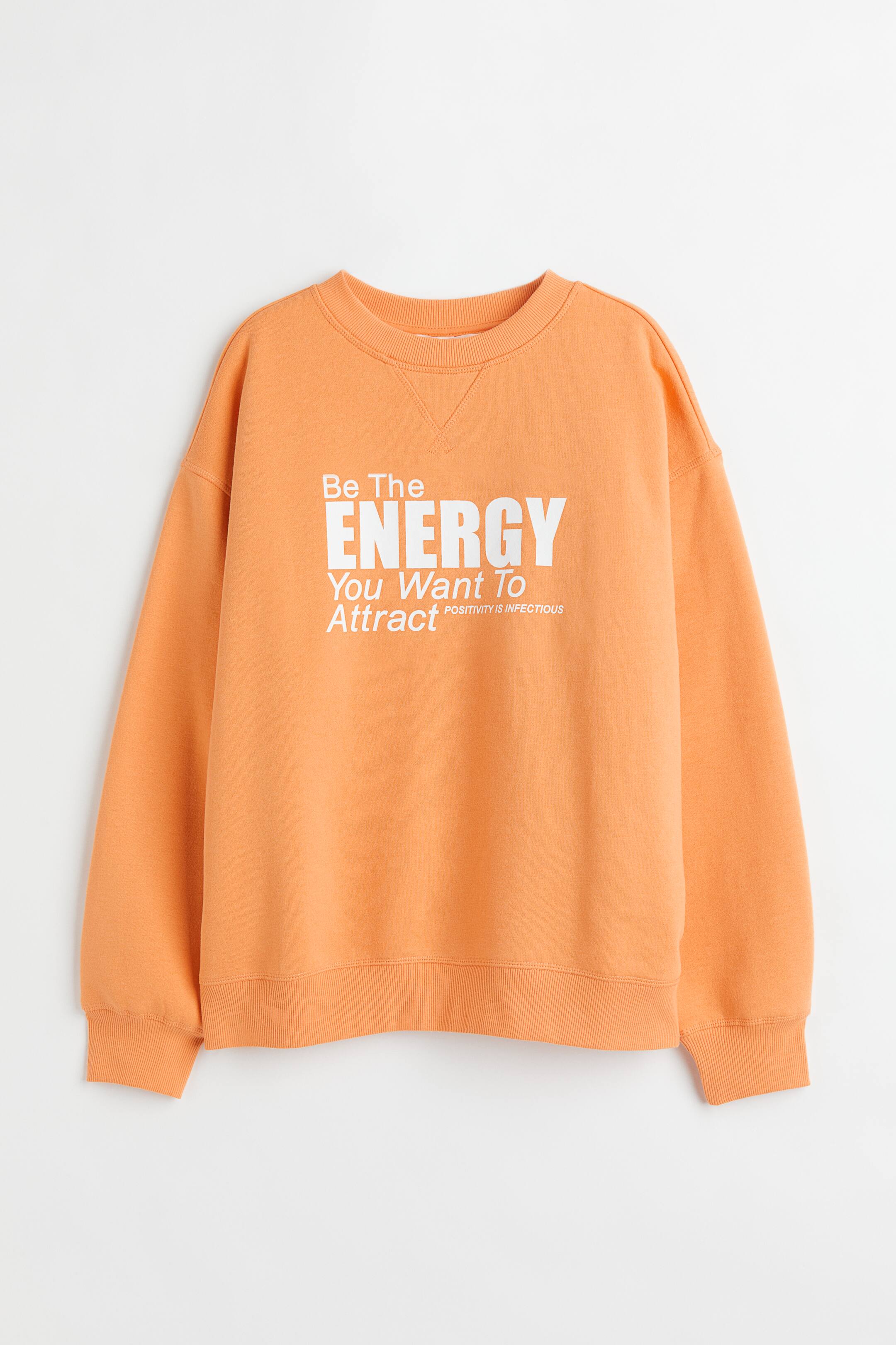 View larger image: Sweatshirt - Orange/Energy - Ladies | H&M 1