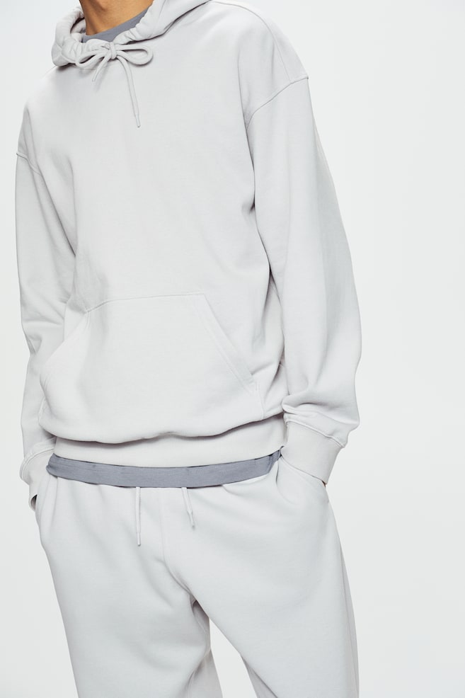 2-pak sæt i sweatshirtkvalitet Relaxed Fit - Lysegrå/Sort/Brun - 6