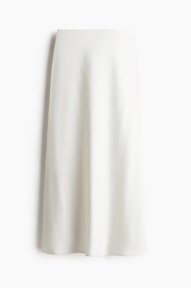 Midi Skirt - White/Black/Dark brown/leopard print/Burgundy/White/floral/Burnt orange - 1