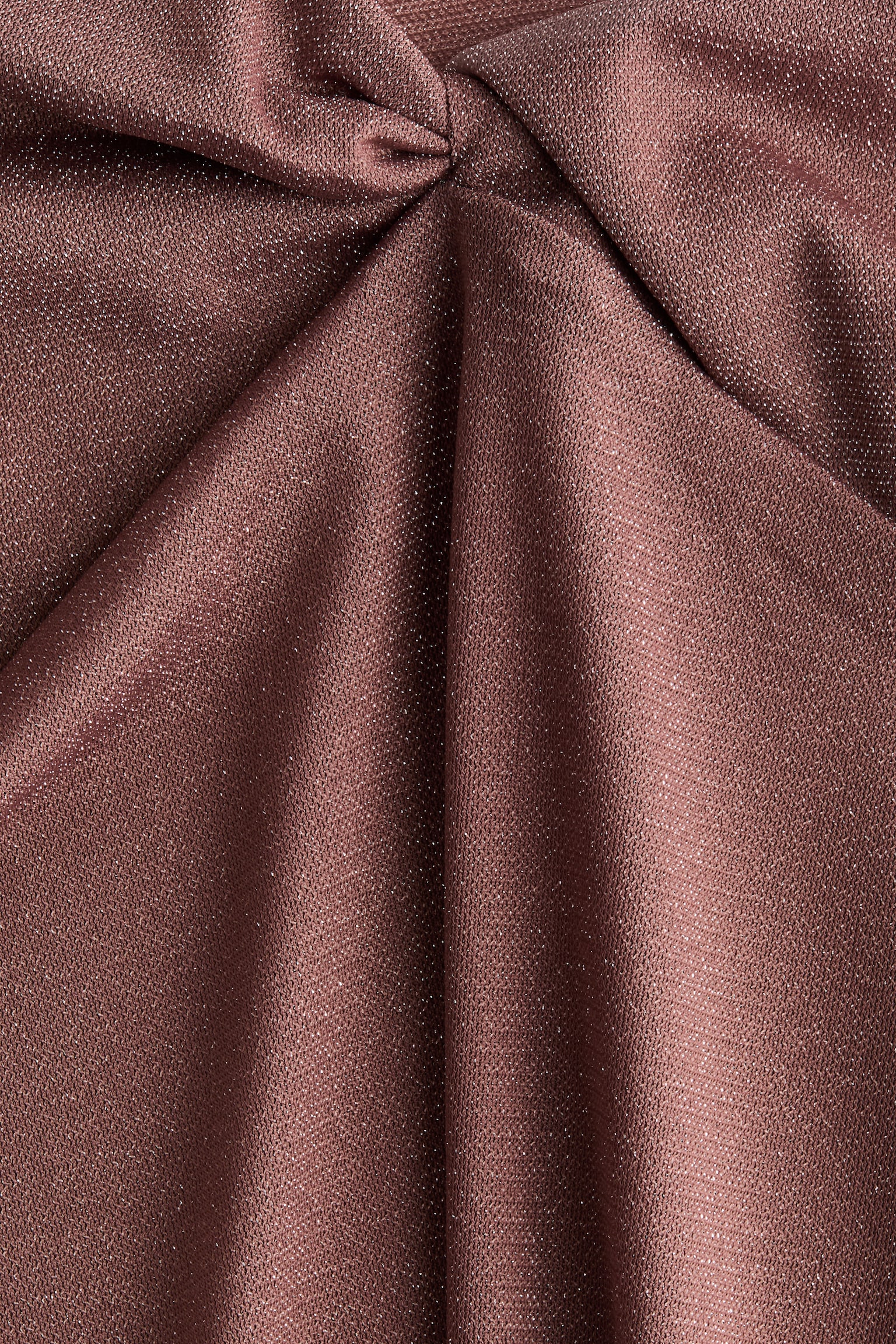 Glittery twist-detail top - Old rose/Burgundy/Black - 2