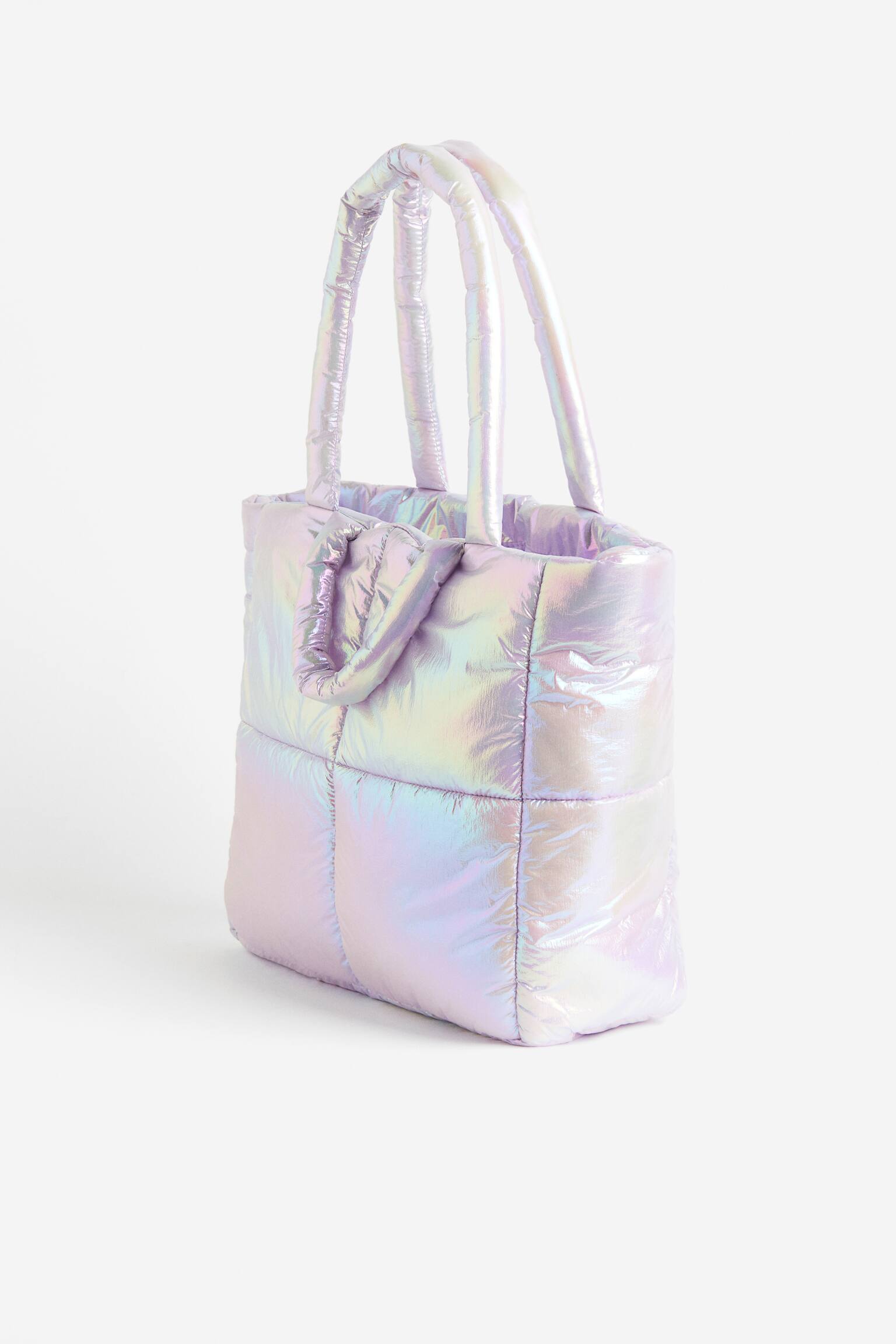 Túi shopper có đệm - Màu tím nhạt/Hiệu ứng ba chiều - 4