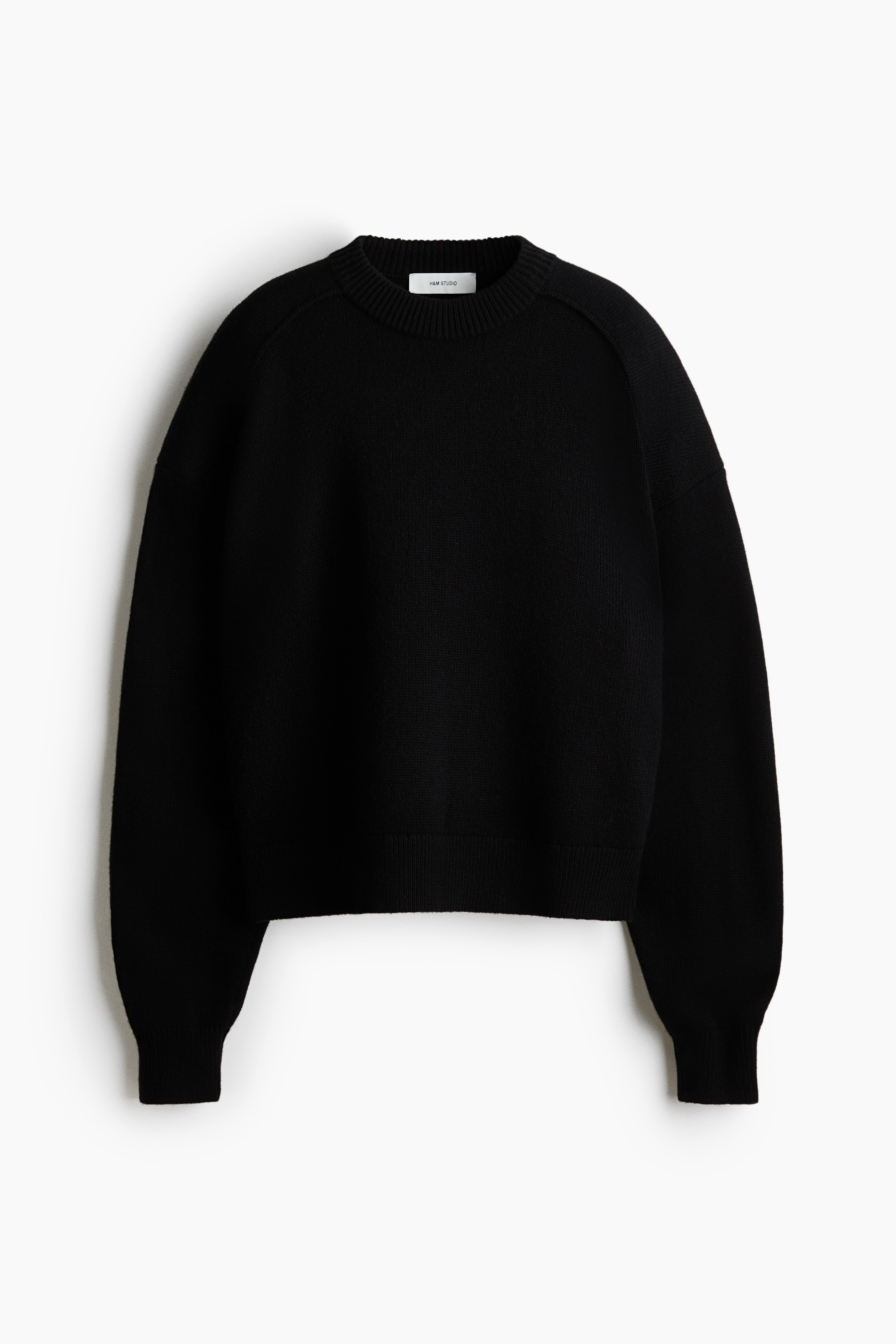 Cashmere Blend Sweater - Black