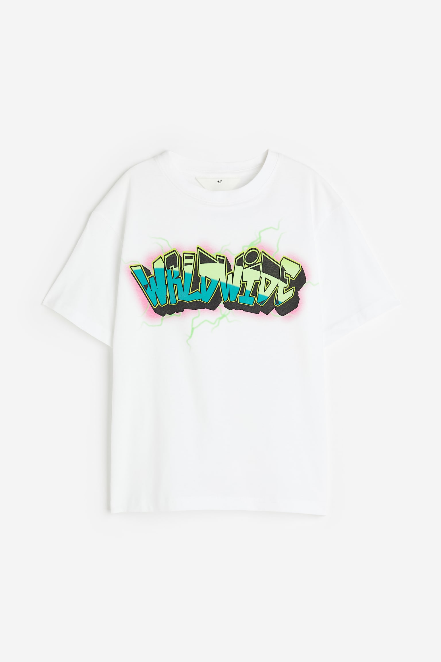 Printed jersey T-shirt - White/Wrldwide/Beige/Patterned/White/Level Up/White/Surf Life/Turquoise/Subreal/Light green/Tranquil - 1