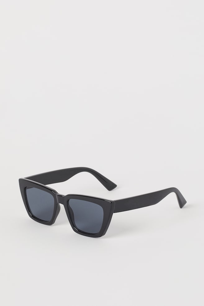 Sonnenbrille - Schwarz/Weiß/Braun/Schildpattmuster - 2