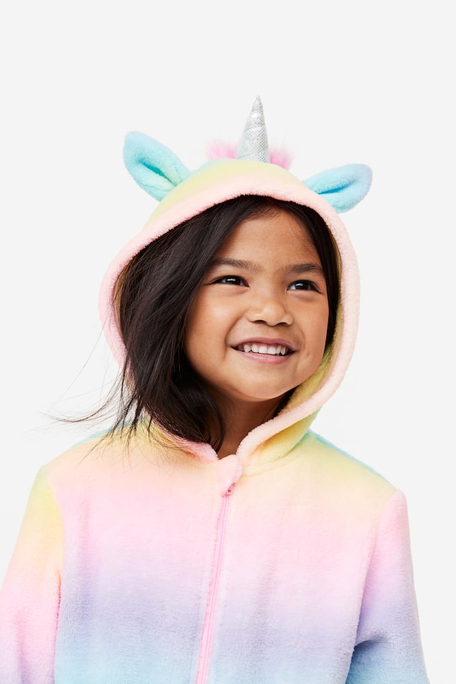 Animal all-in-one suit - Pink/Unicorn/Brown/Reindeer - 5