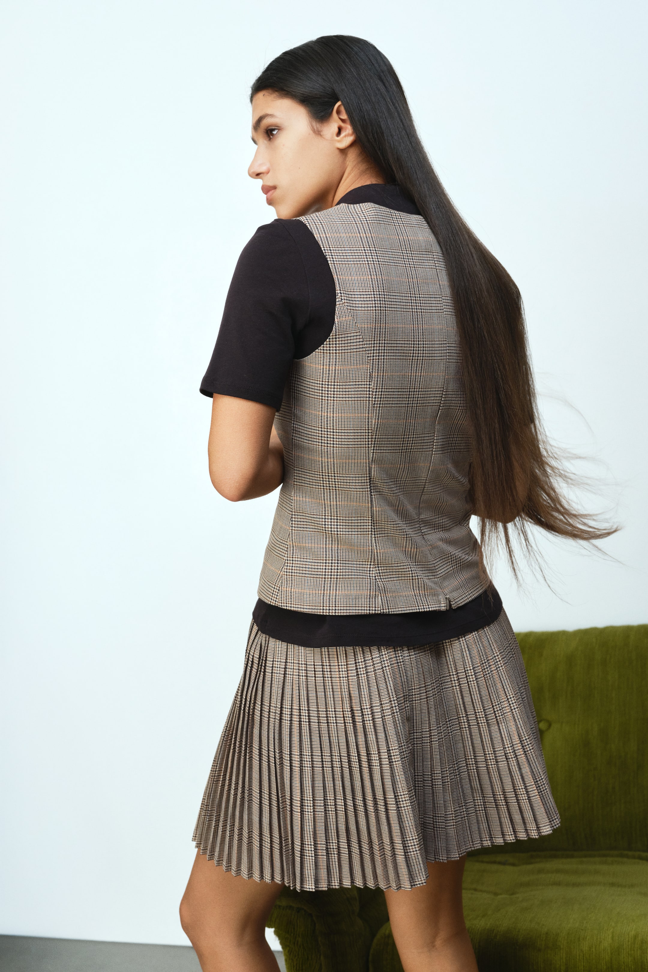 Twill Sleeveless Top