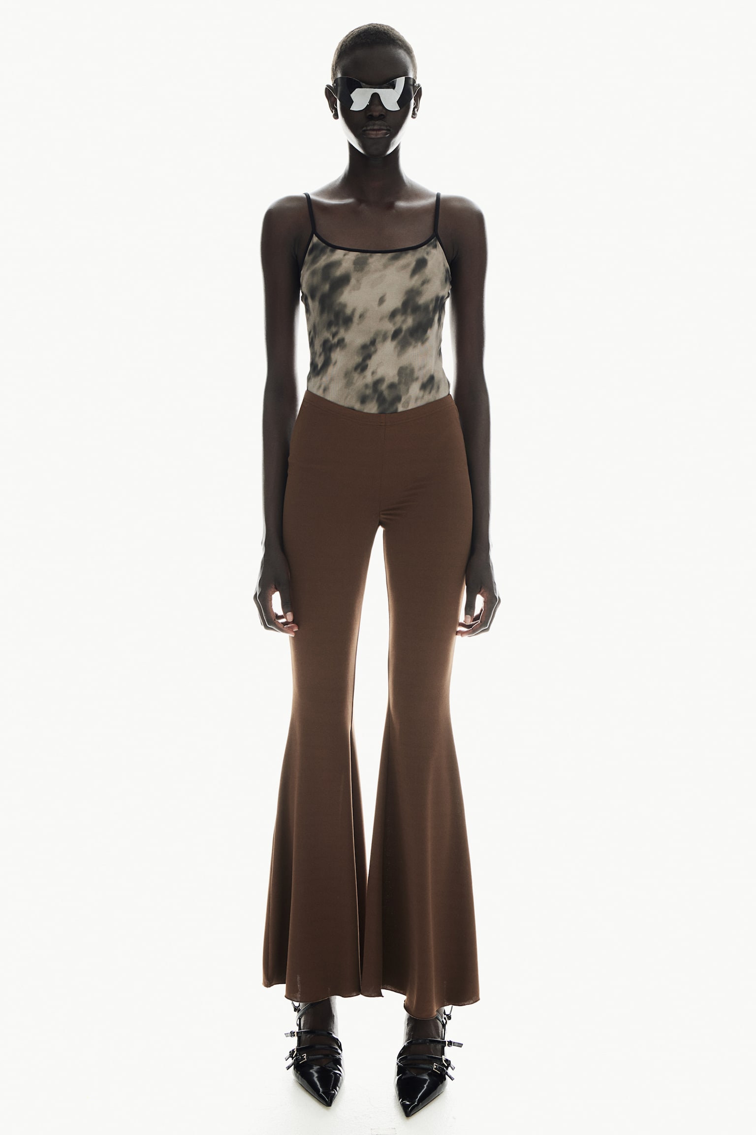 Jazz Pants - Dark brown/Black/Beige/Leopard print - 1