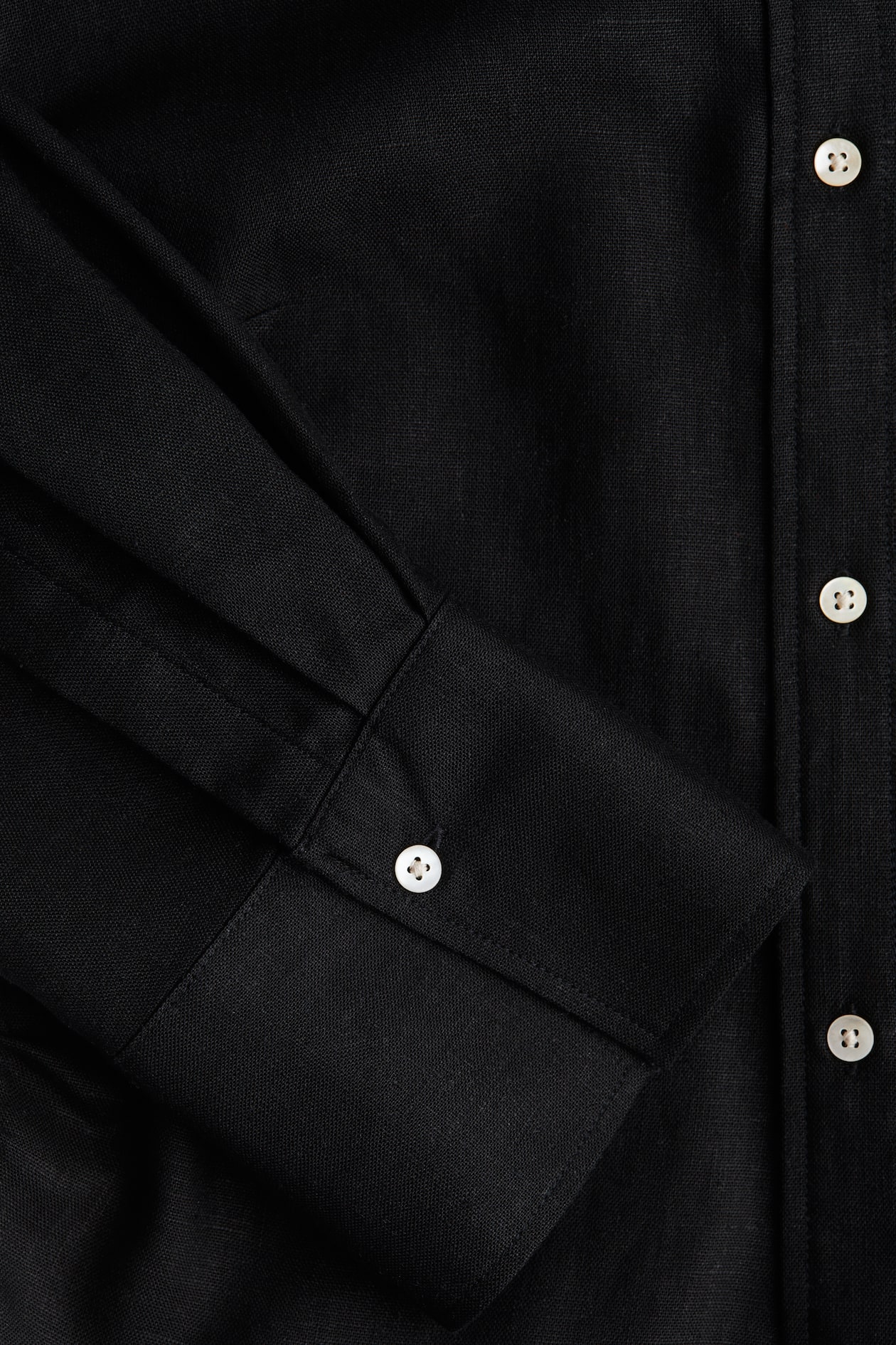 Gathered Linen-Blend Shirt - image 2