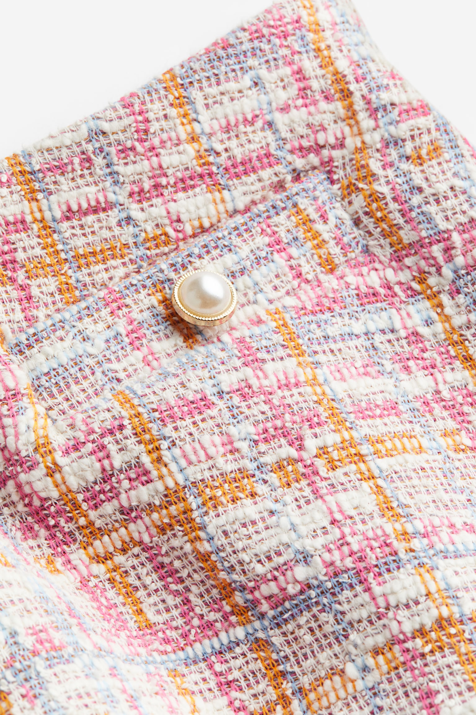 Bouclé Skirt - Bright pink/Pattern - 2