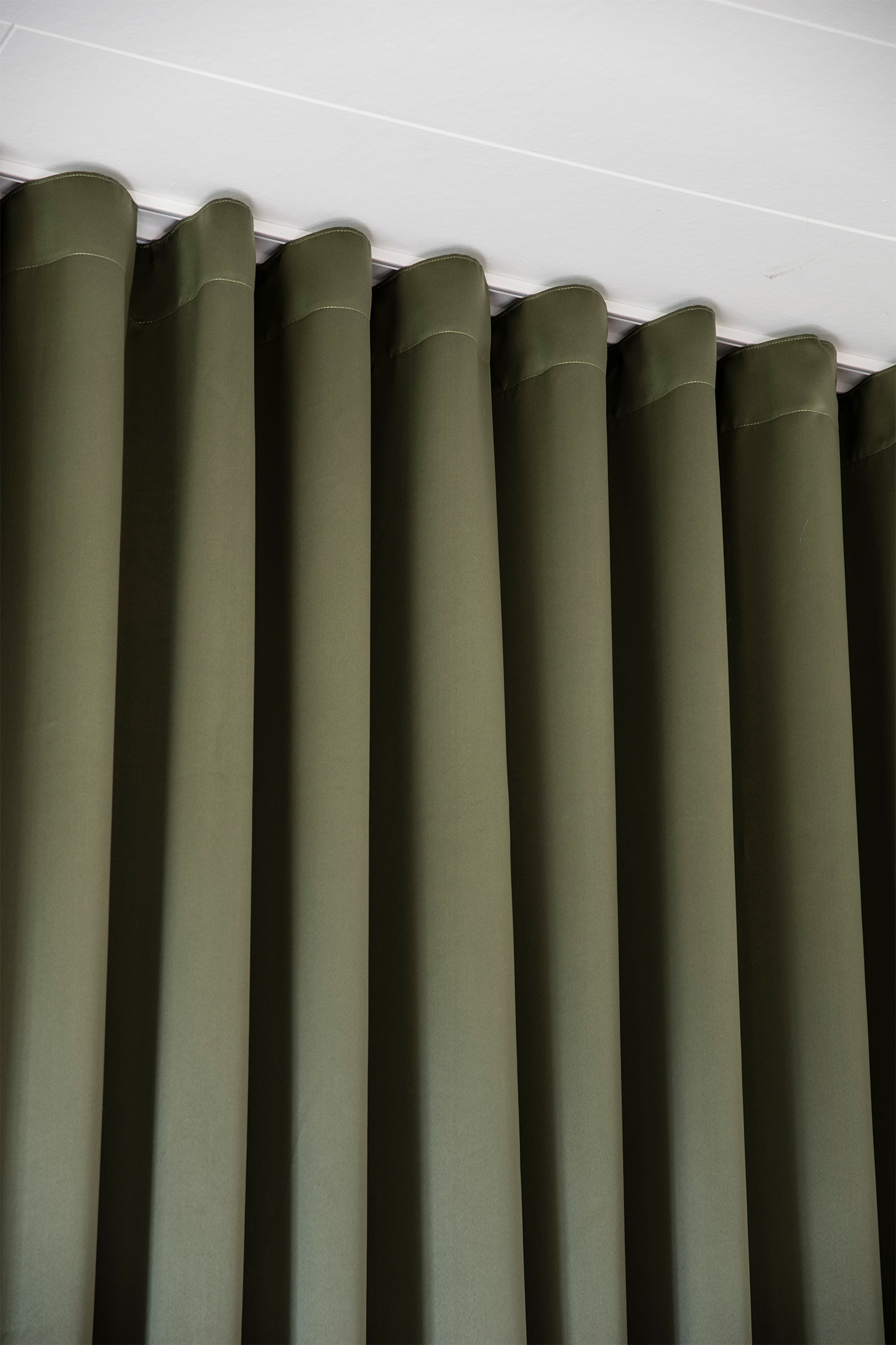 Pack De 1 Cortina Larga Stilla - Verde Escuro/Verde Claro/Bege