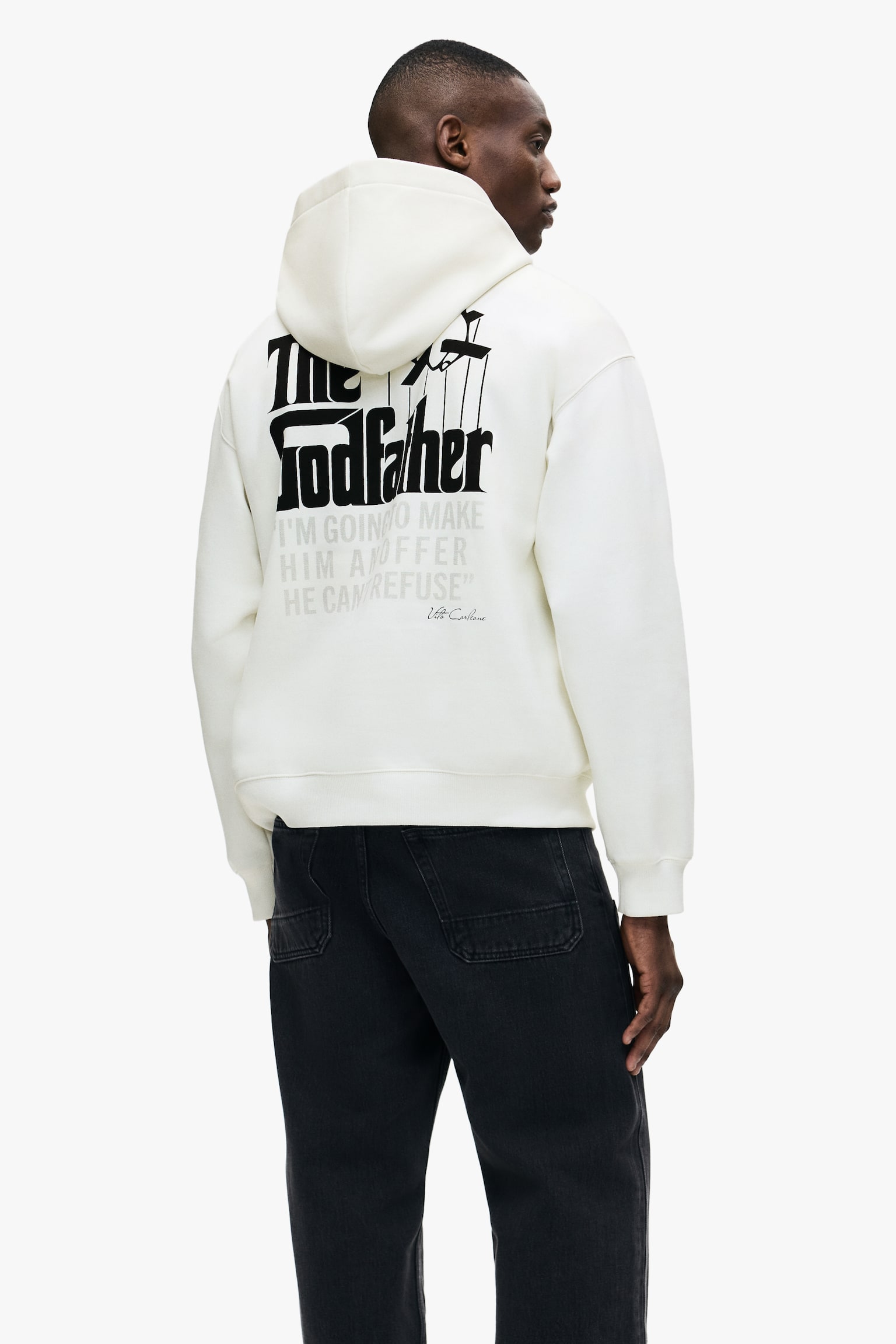 Loose Fit Printed hoodie - White/The Godfather/White/Terminator/Black/Alien - 3