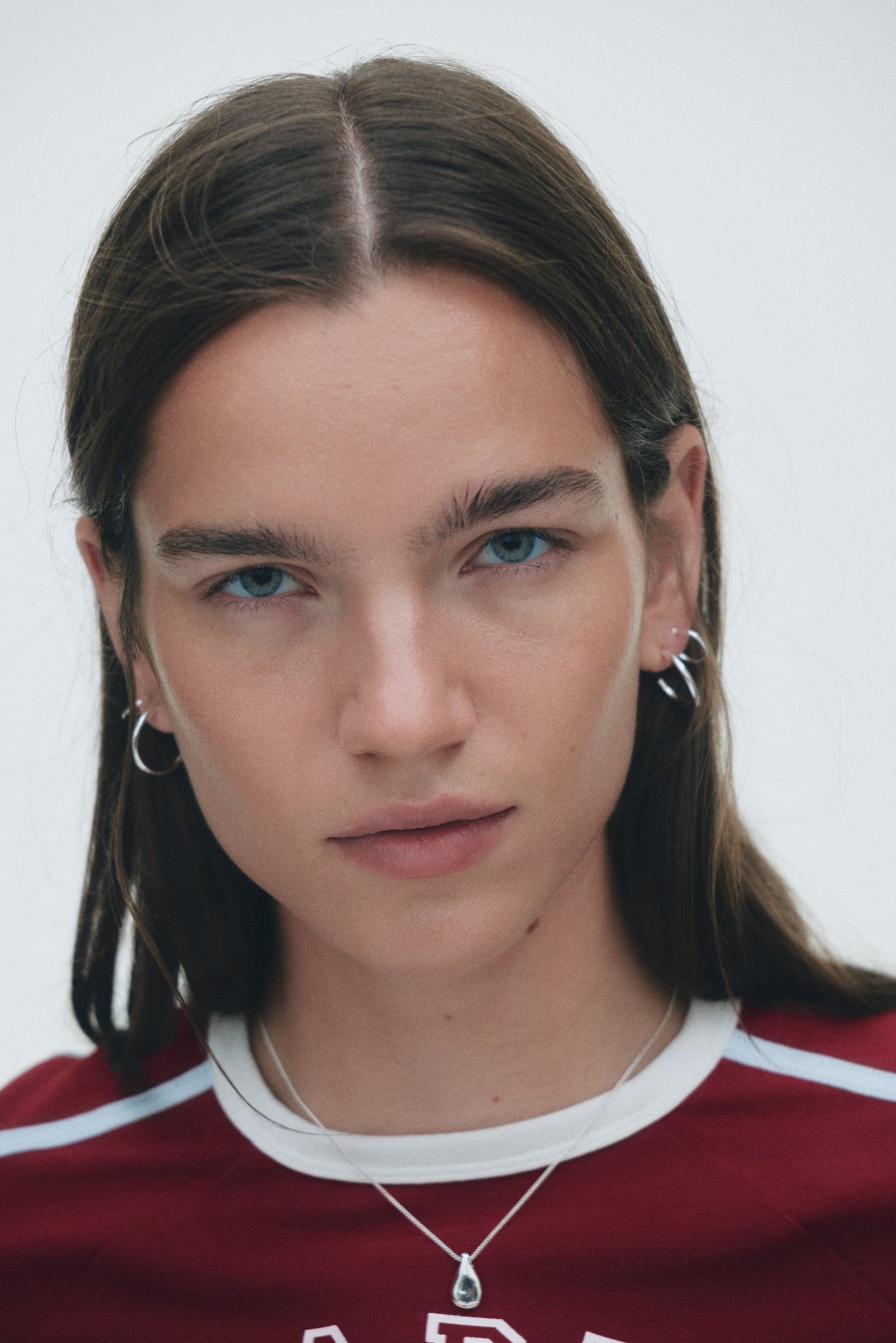 短版T恤 - 深紅色/Paris - 6