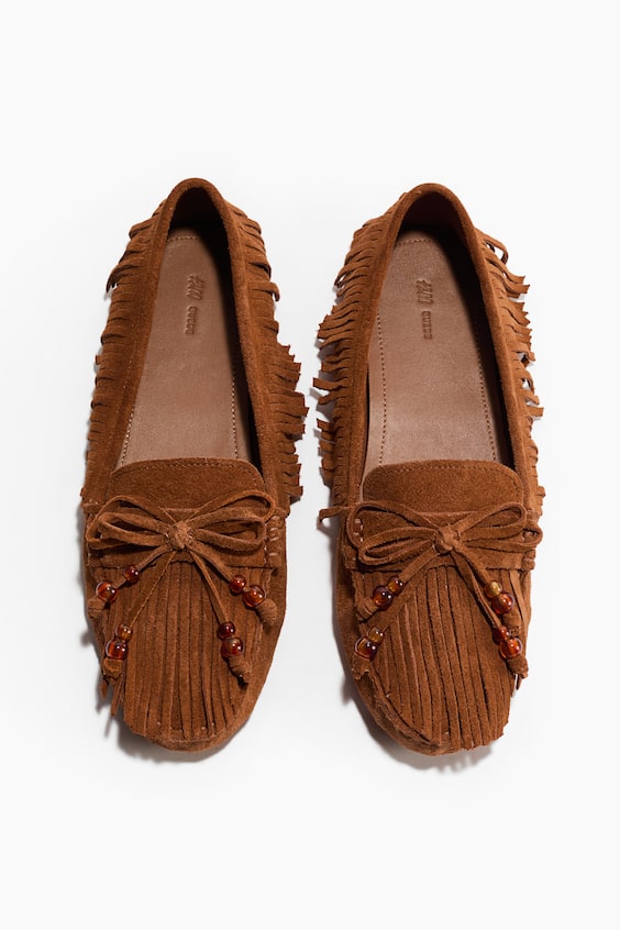 Женские лоферы H&M Fringed Loafers