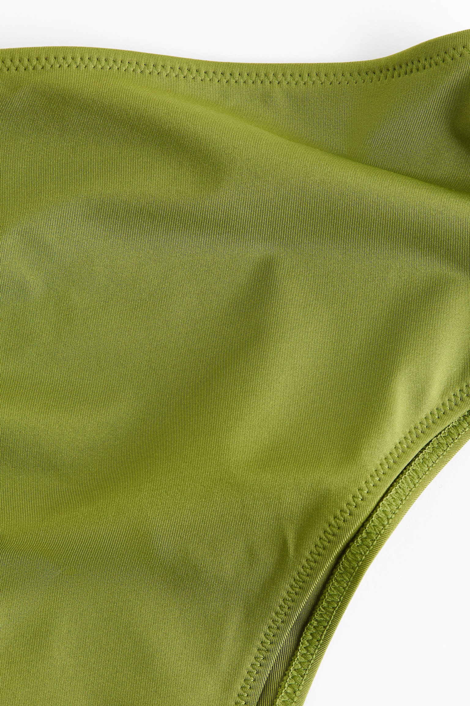 High Waist Cheeky Bikini bottoms - Olive green/Dark brown/Powder pink/Paisley pattern/Burgundy/Cream/Navy blue/Light yellow/Black/White/White/Blue - 6