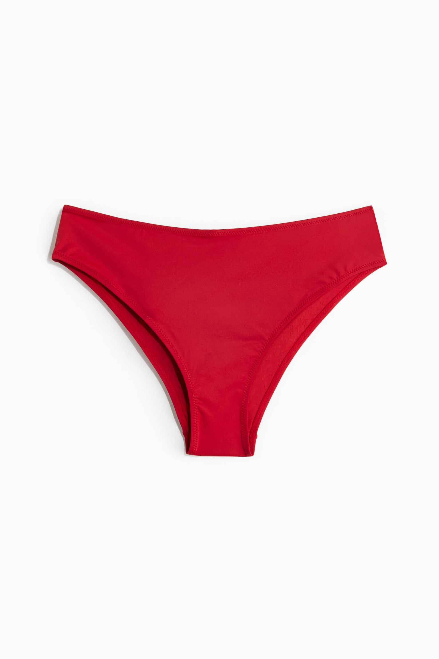 High Rise Bikini bottoms - Red/Black - 2