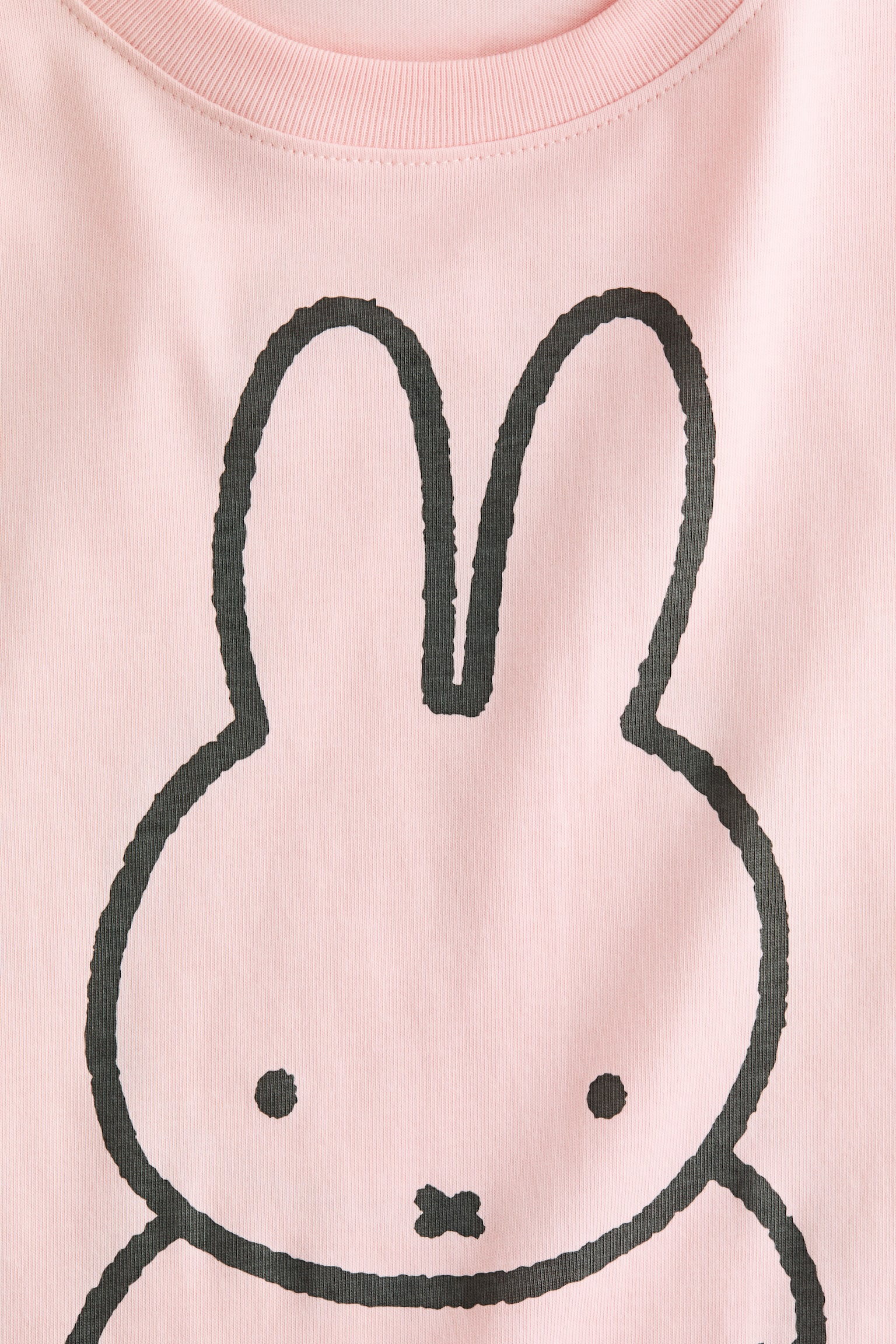 Playera de algodón con diseño - Rosa claro/Miffy/Morado/SmileyWorld®/Rosa claro/My Melody/Rosa/Badtz-Maru/Beige oscuro/SmileyWorld® - 3