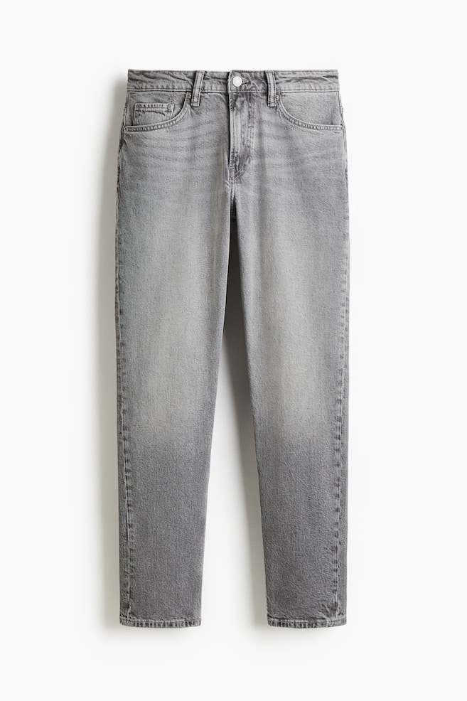Regular Tapered Jeans - Grey/Denim blue/Black/Light denim blue/Denim blue - 1