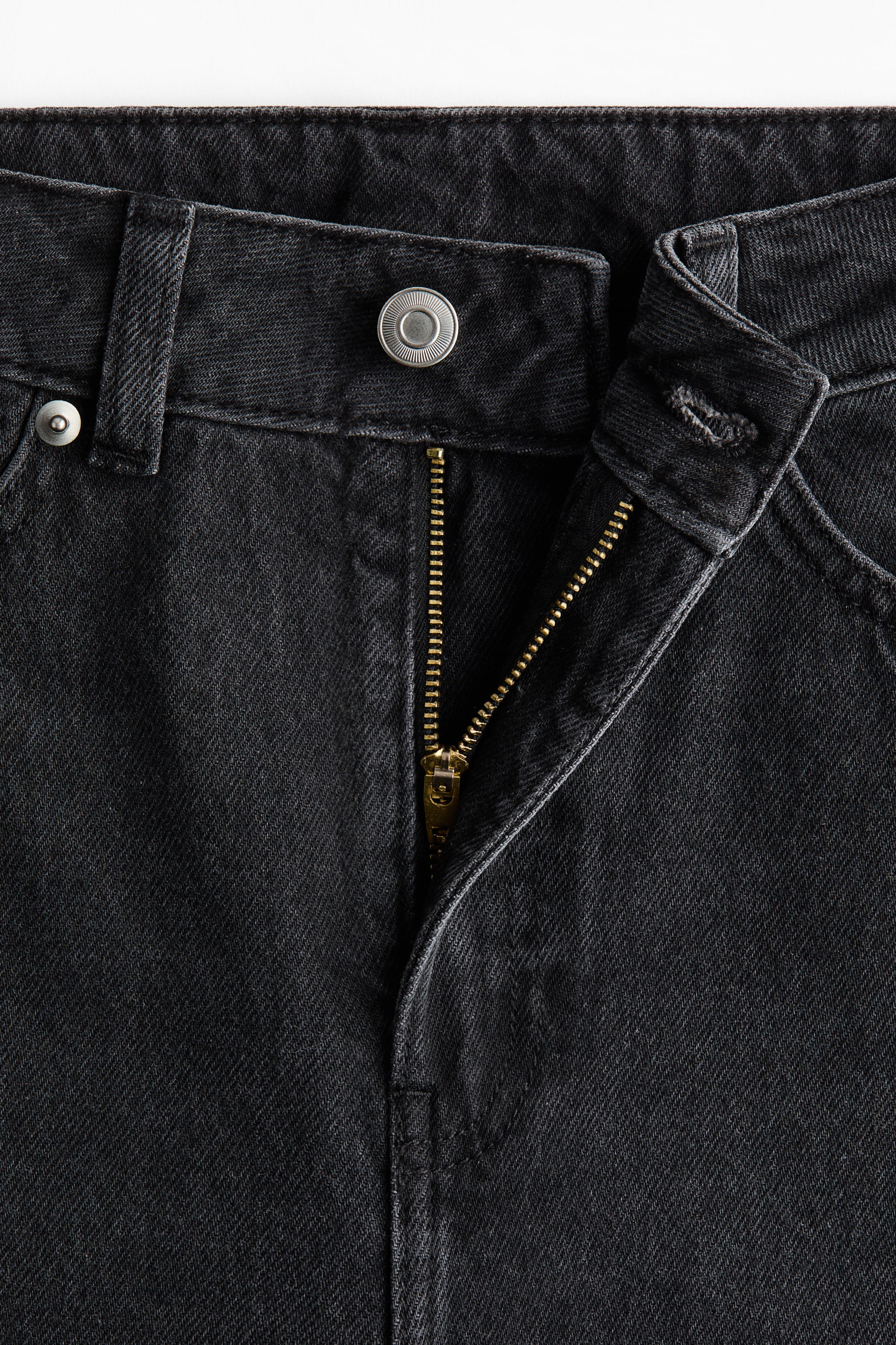 Barrel Leg High Waist Jeans