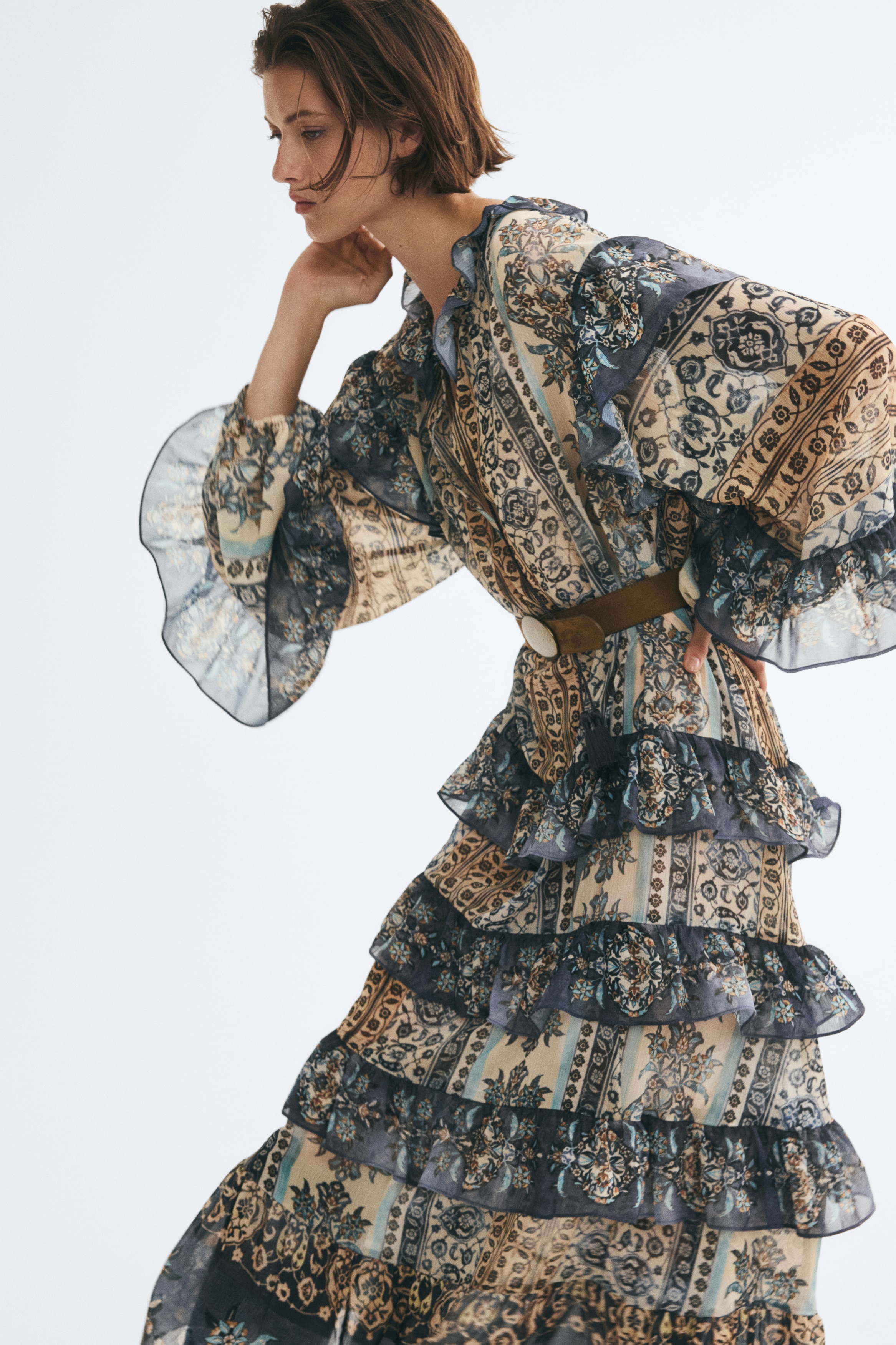 Flounced Tunic Dress thumbnail 4