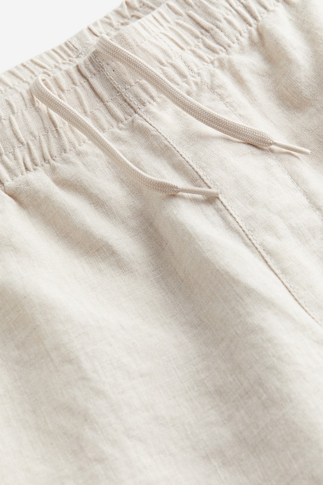 Regular Fit Linen trousers - Cream/Black/Light beige/Salmon pink/dc/dc - 5