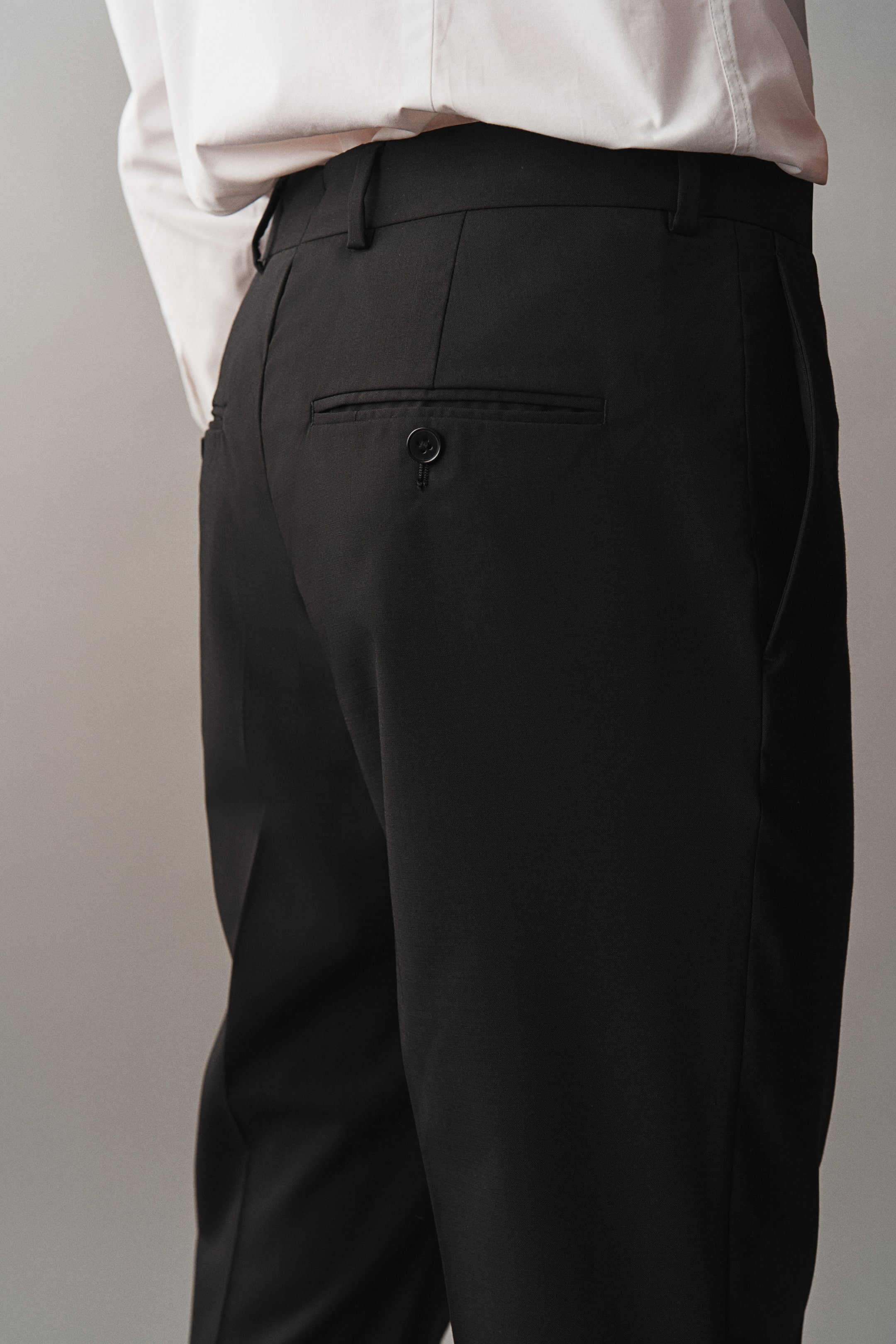 Slim Fit Suit trousers - Black - Men | H&M GB 5