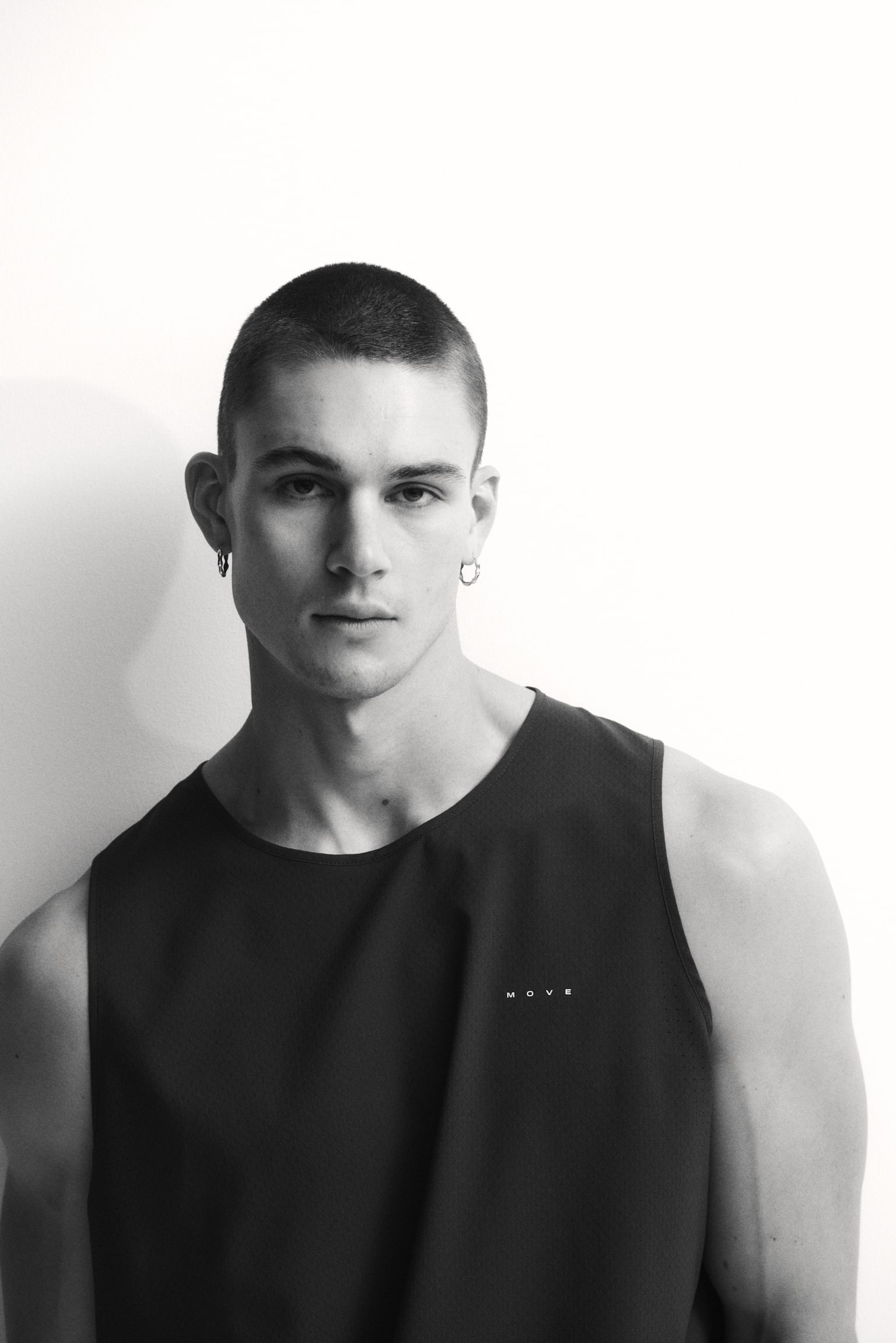 Спортивна майка Regular Fit DryMove™ - Темно-сірий/Коричневий - 7