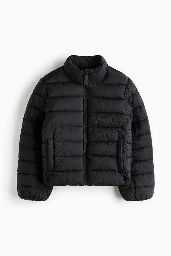 Детская куртка H&M Move Water-Repellent Sports Puffer, цвет: Чёрный