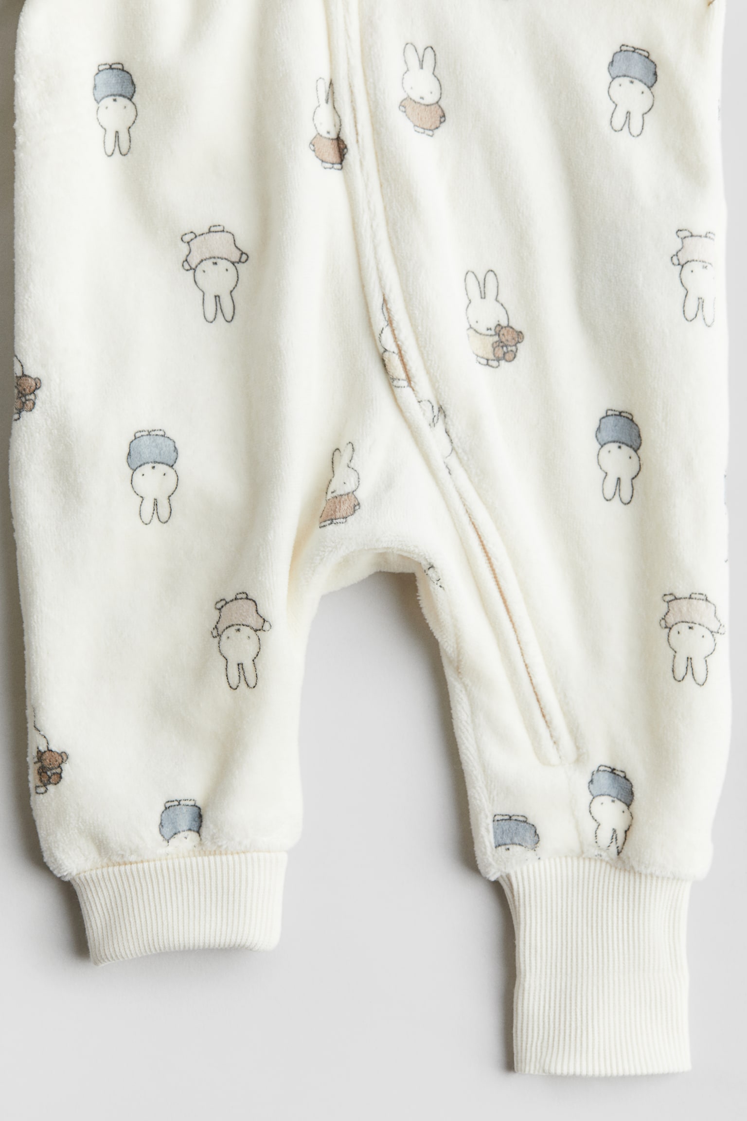 Hooded sweatshirt all-in-one suit - White/Miffy - 3