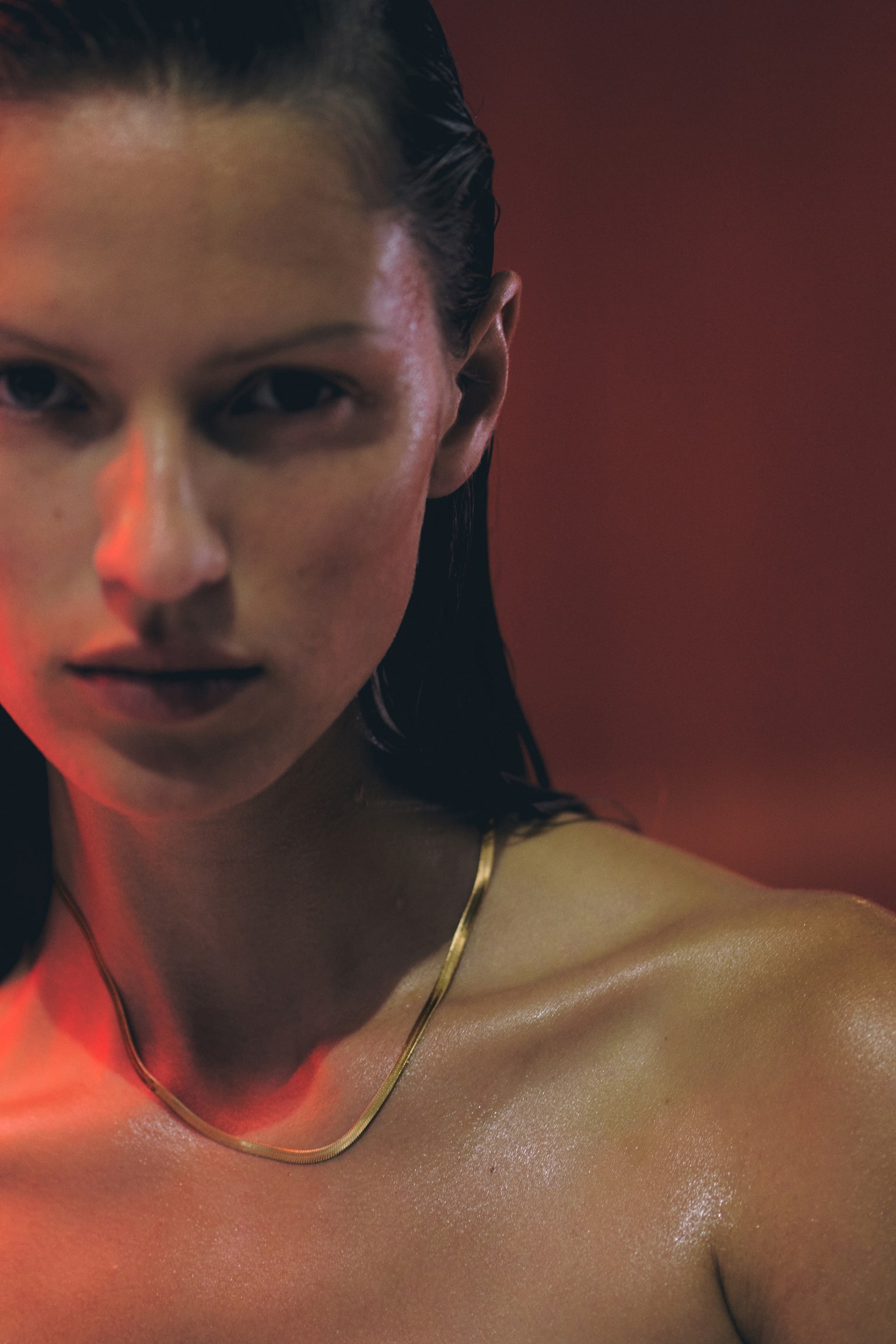 Waterproof necklace - Gold-coloured - 2