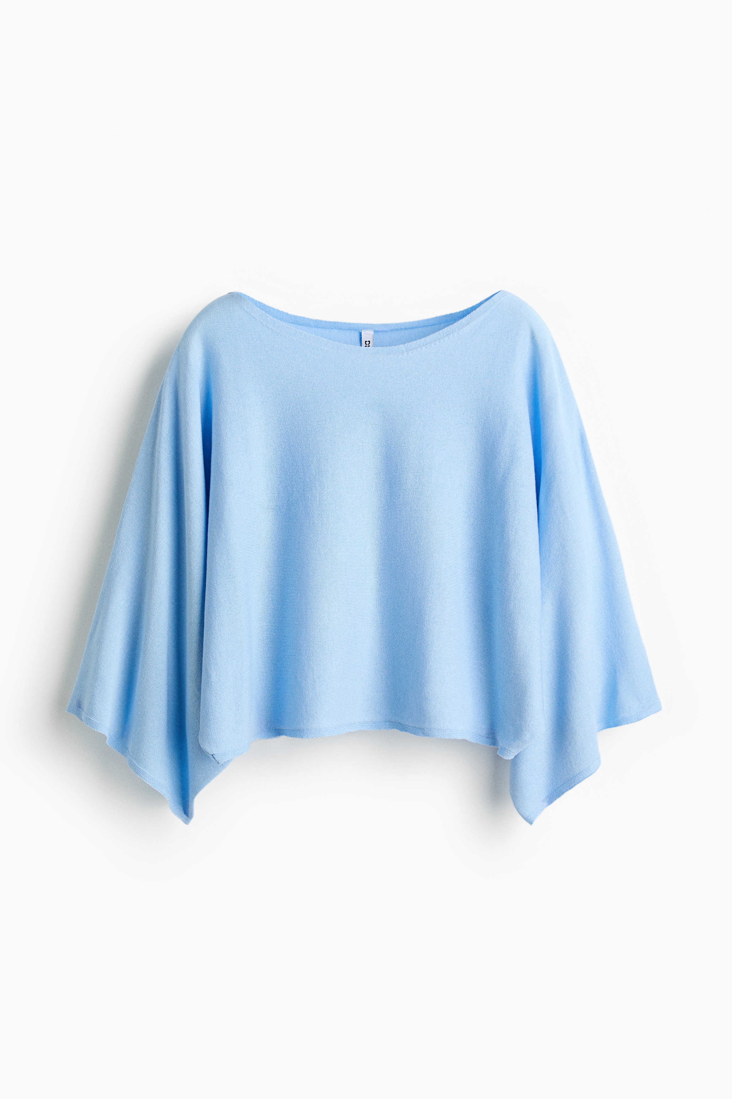 Top con maniche a pipistrello - Azzurro/Giallo chiaro/Crema