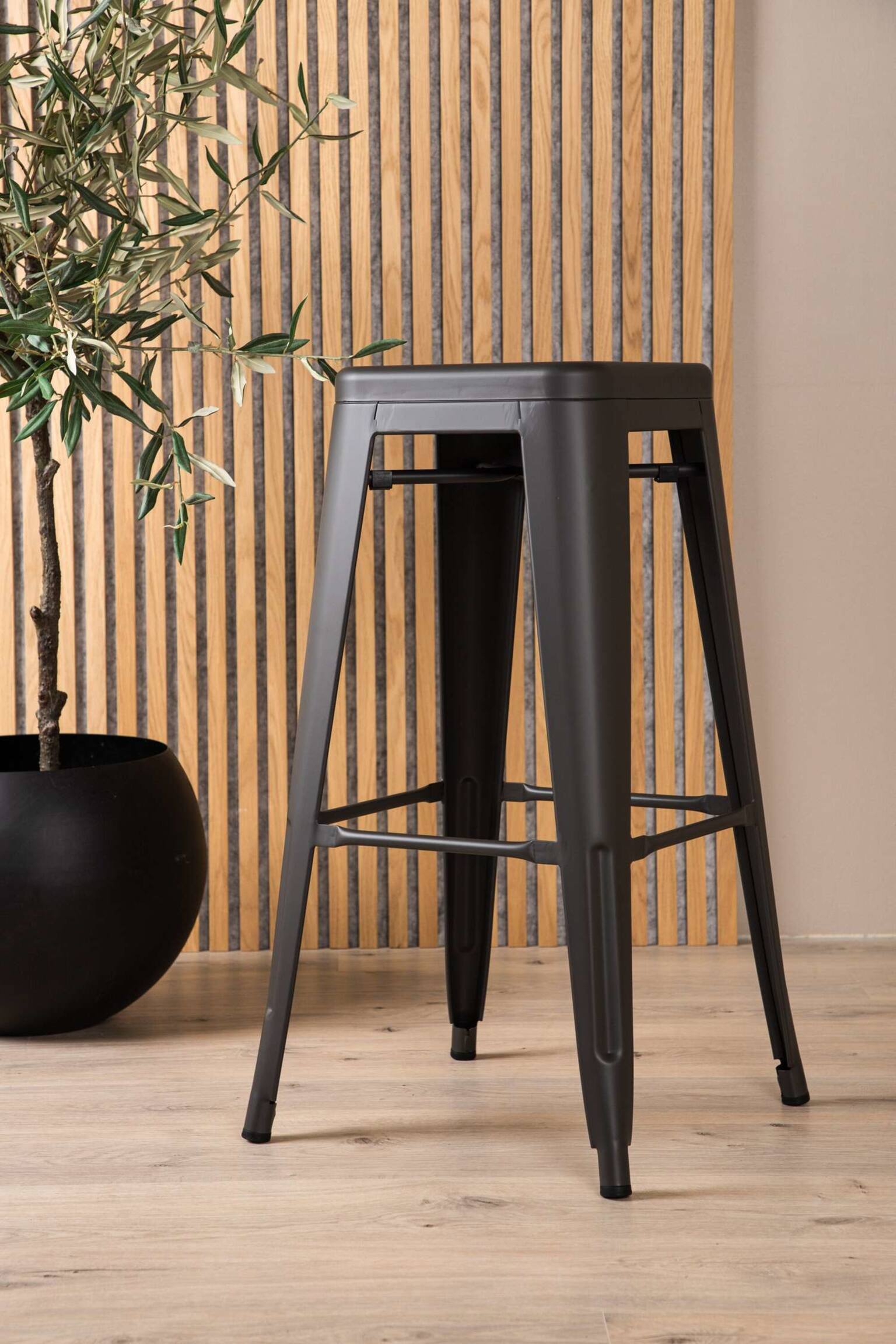 Tempe Stuhl 4er-pack - Stahl, Dunkelgrau - 2