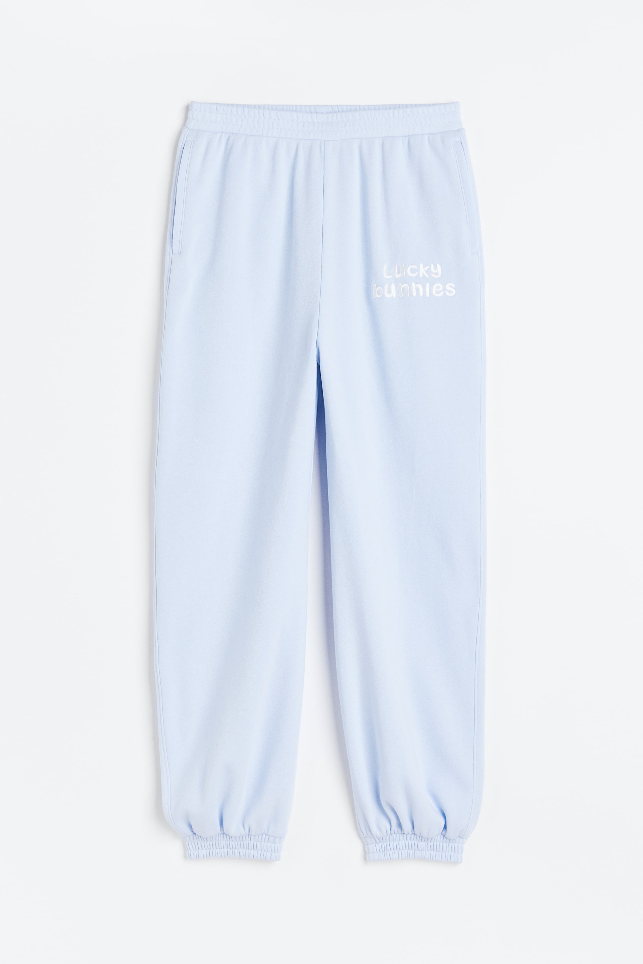 View larger image: Motif-detail joggers - Light blue/Lucky Bunnies - Ladies | H&M IN 1