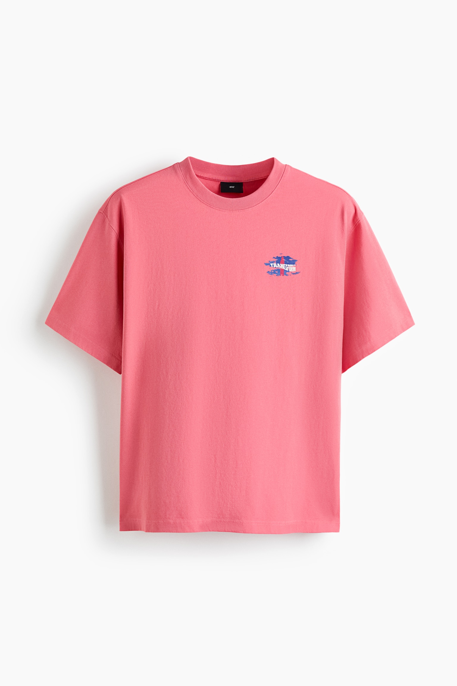 ルーズフィット プリントコットンTシャツ - ピンク／Transform/ネイビーブルー／Surreal/ブルー／Metaphor