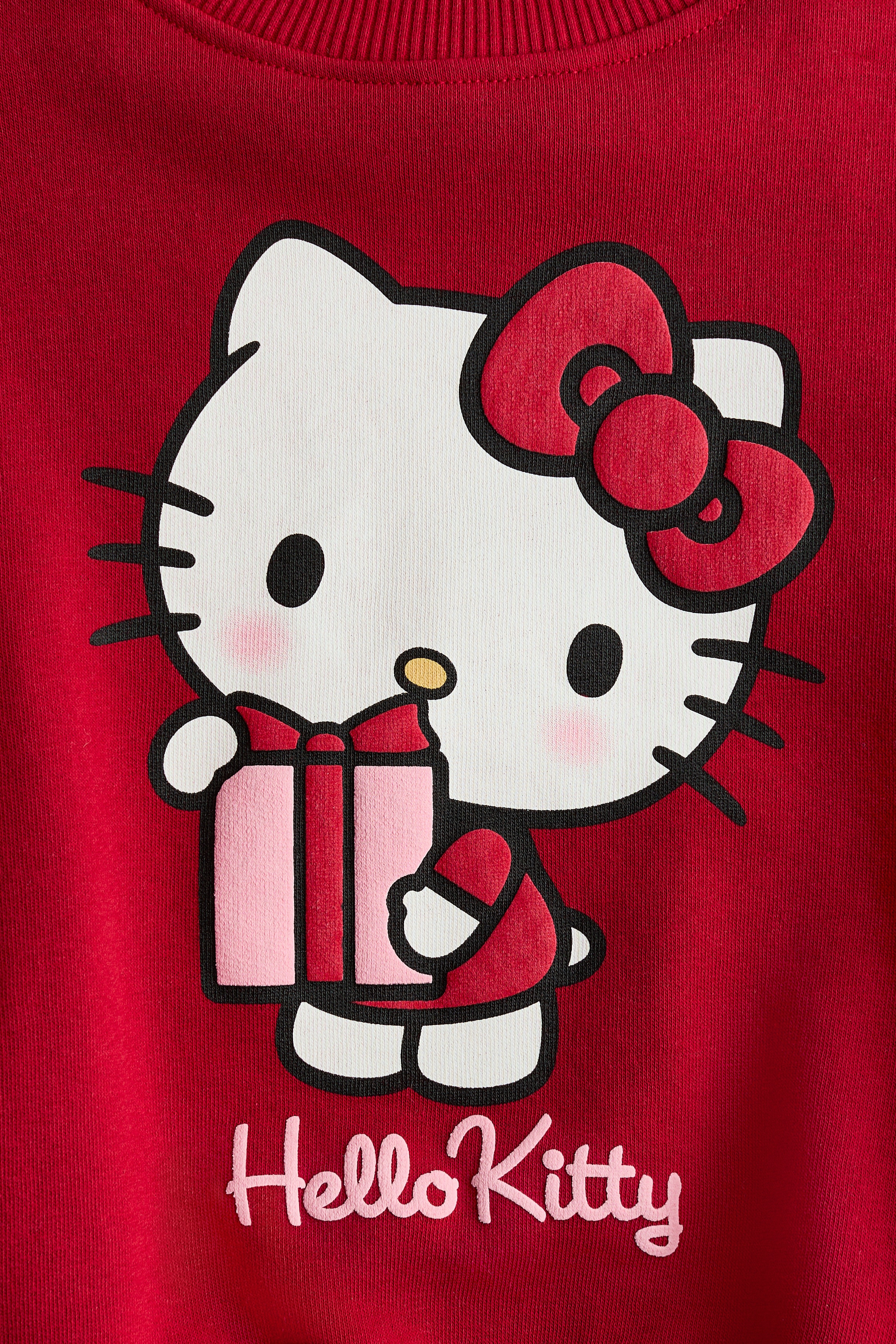 Sweatshirt with Printed Motif - Red/Hello Kitty - Kids | H&M US