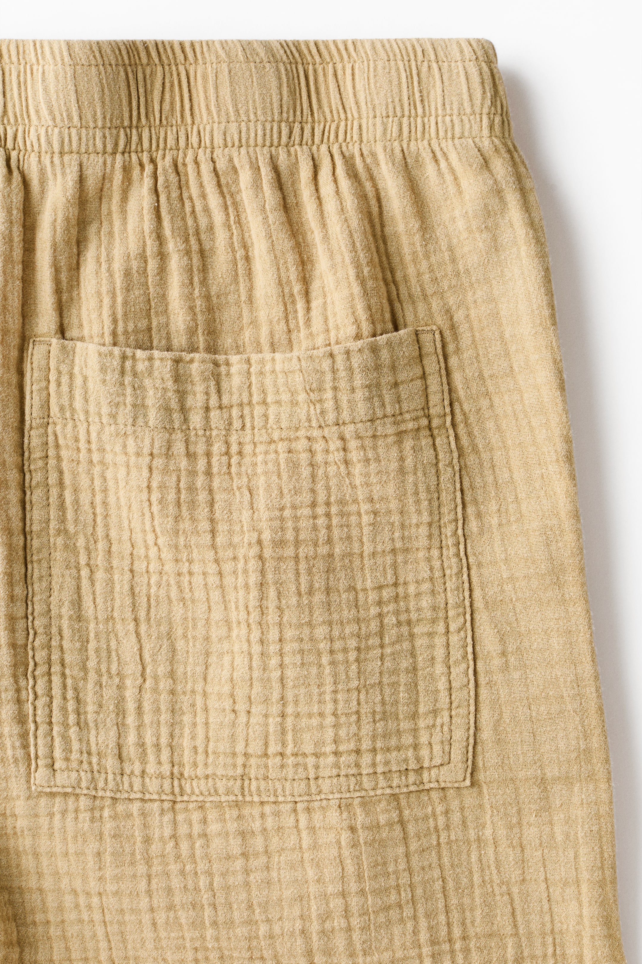 Relaxed-Fit Muslin Shorts