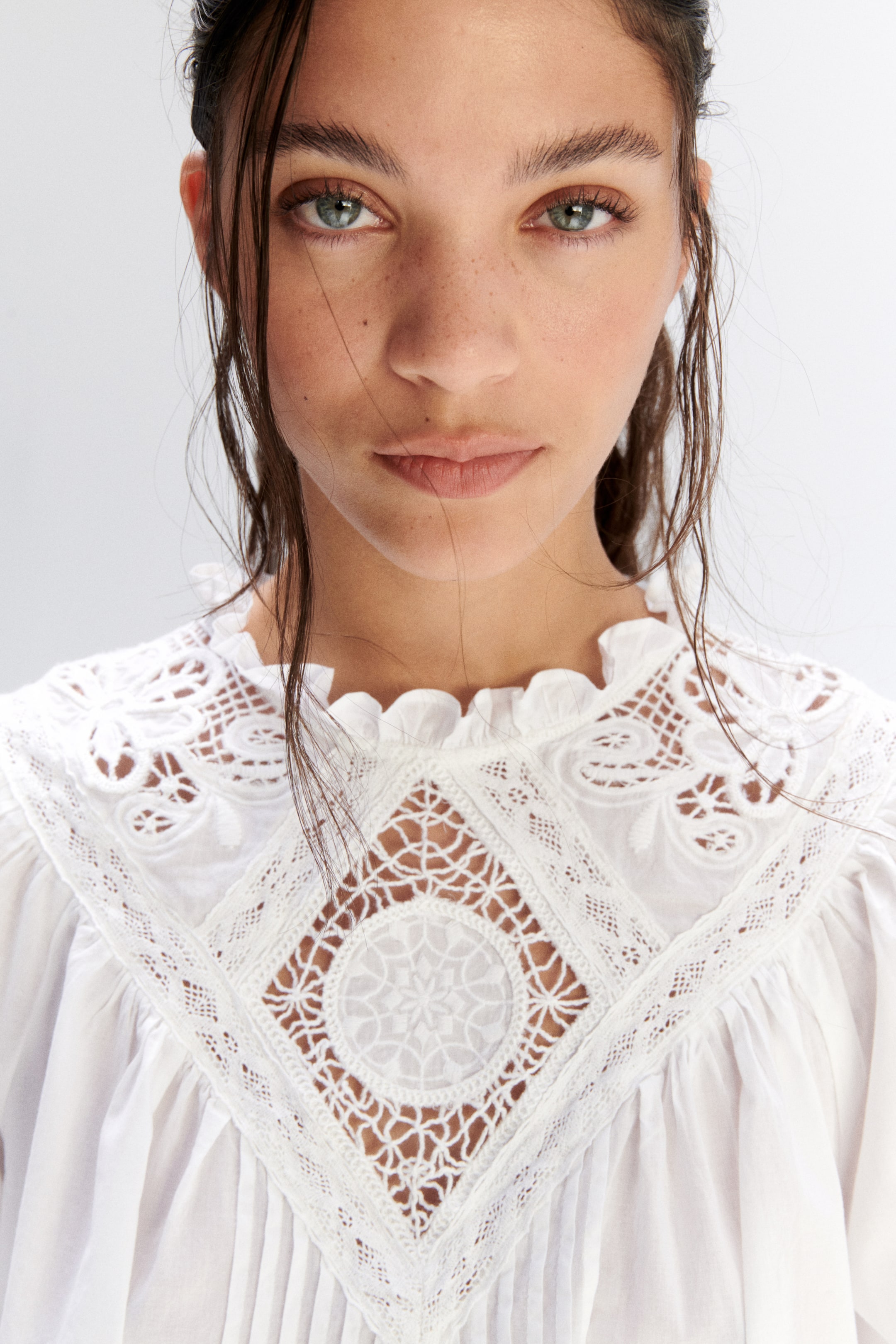 Embroidered Cotton Blouse