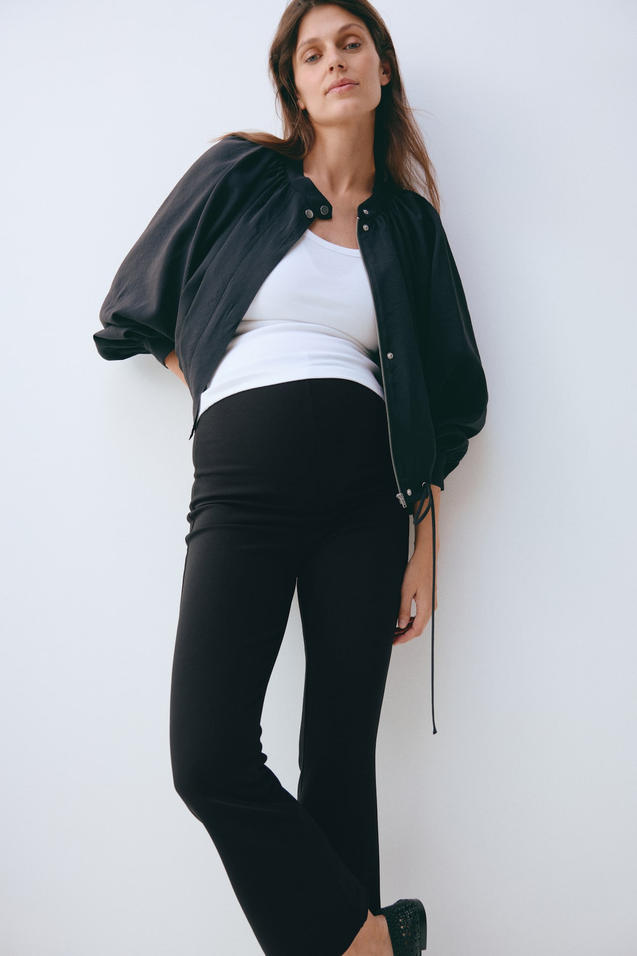 MAMA Flared Interlock Pants - image 4