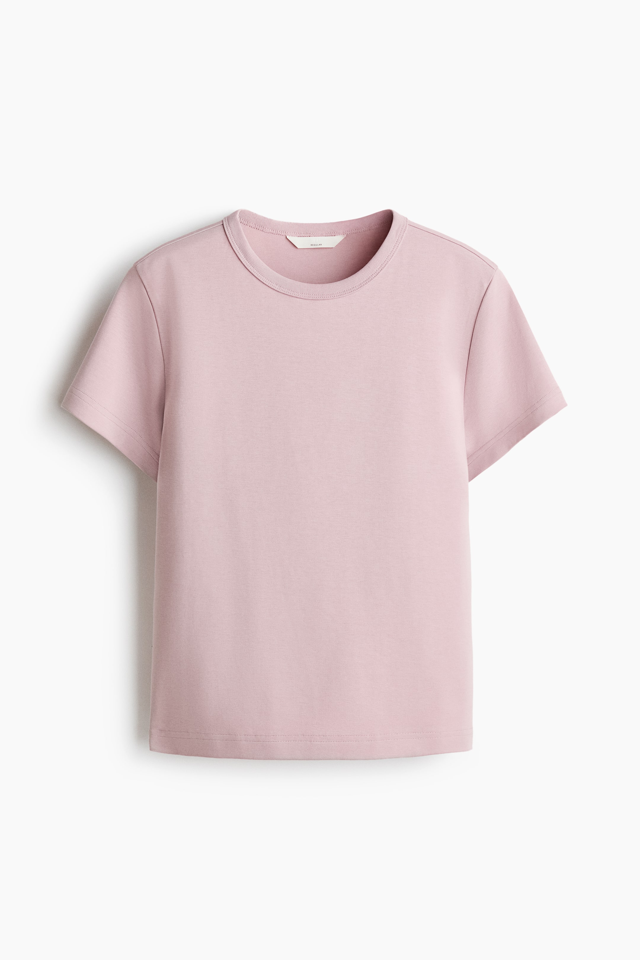 View larger image: Cotton jersey T-shirt - Dusty pink - Ladies | H&M 1